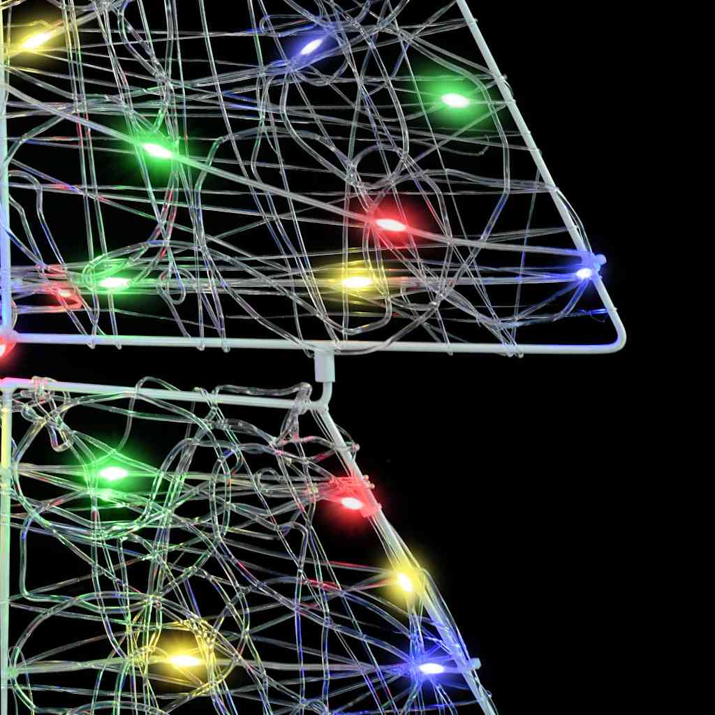 Kerstboom met 160 LED Multikleur 150 cm Acryl is nu te koop bij PeponiXL, paradijselijk wonen!