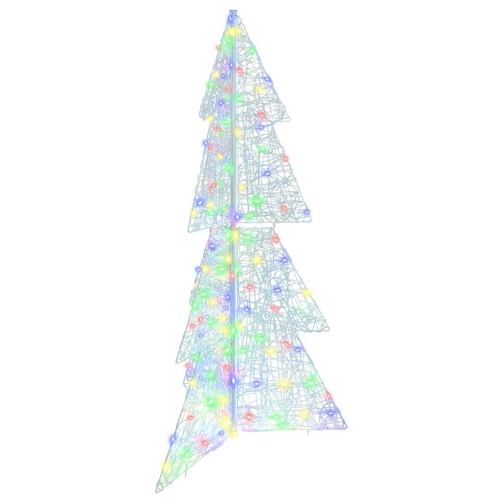 Kerstboom met 160 LED Multikleur 150 cm Acryl is nu te koop bij PeponiXL, paradijselijk wonen!