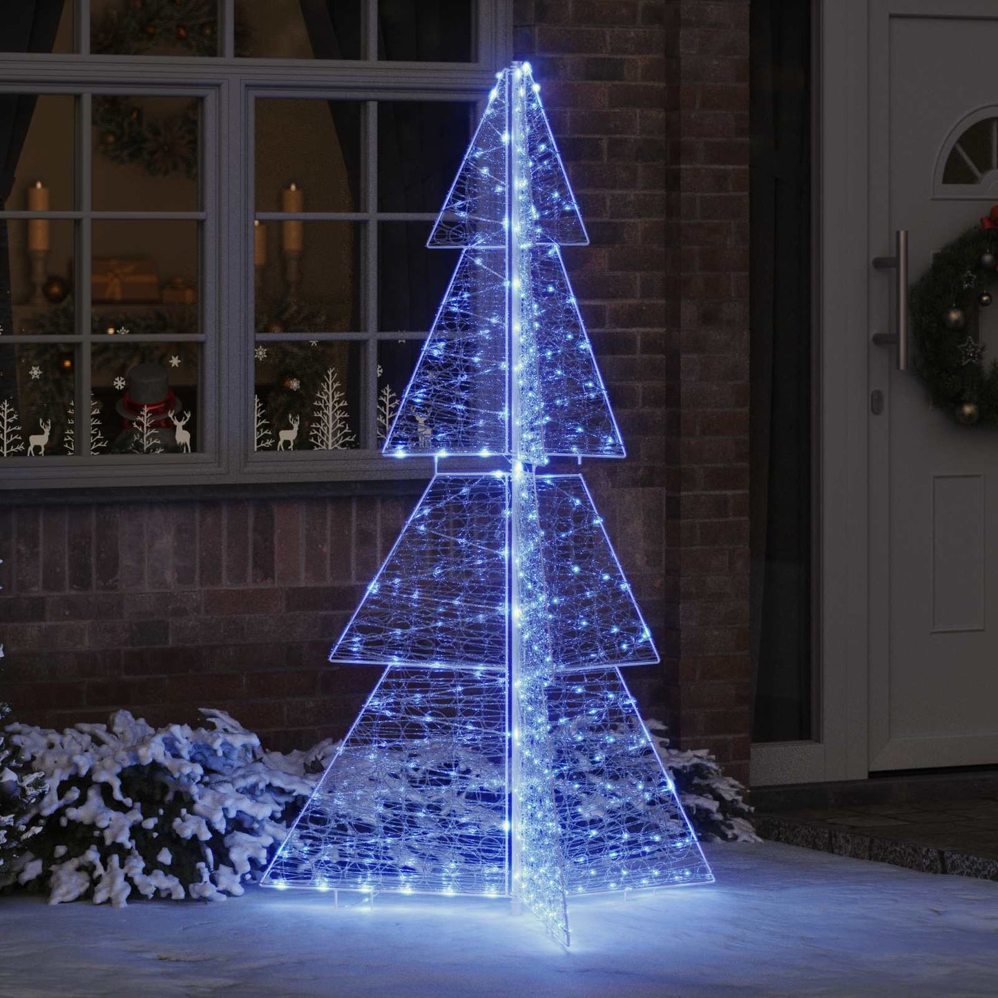Kerstboom met 240 LED Blauw 180 cm Acryl is nu te koop bij PeponiXL, paradijselijk wonen!