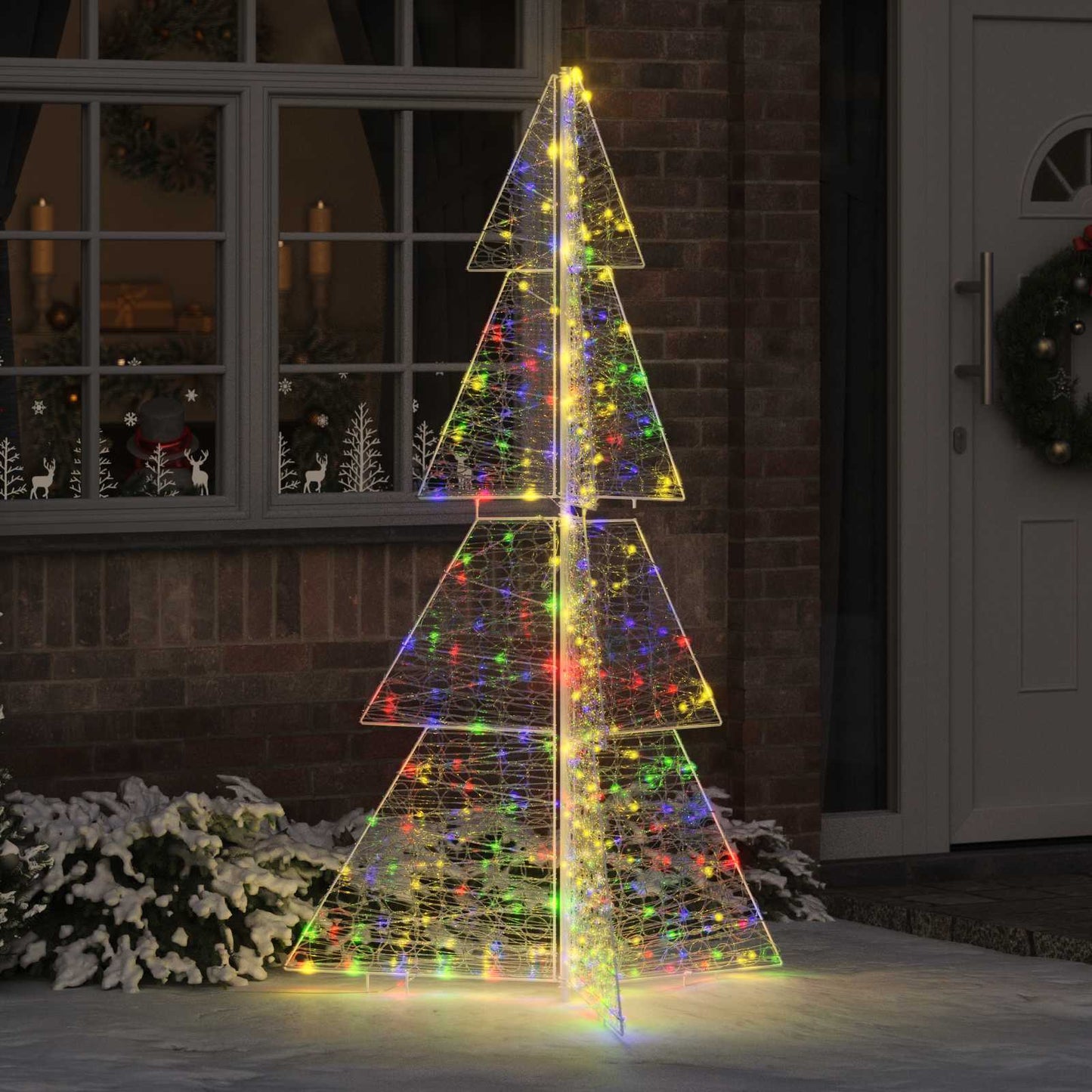 Kerstboom met 240 LED Multikleur 180 cm Acryl is nu te koop bij PeponiXL, paradijselijk wonen!
