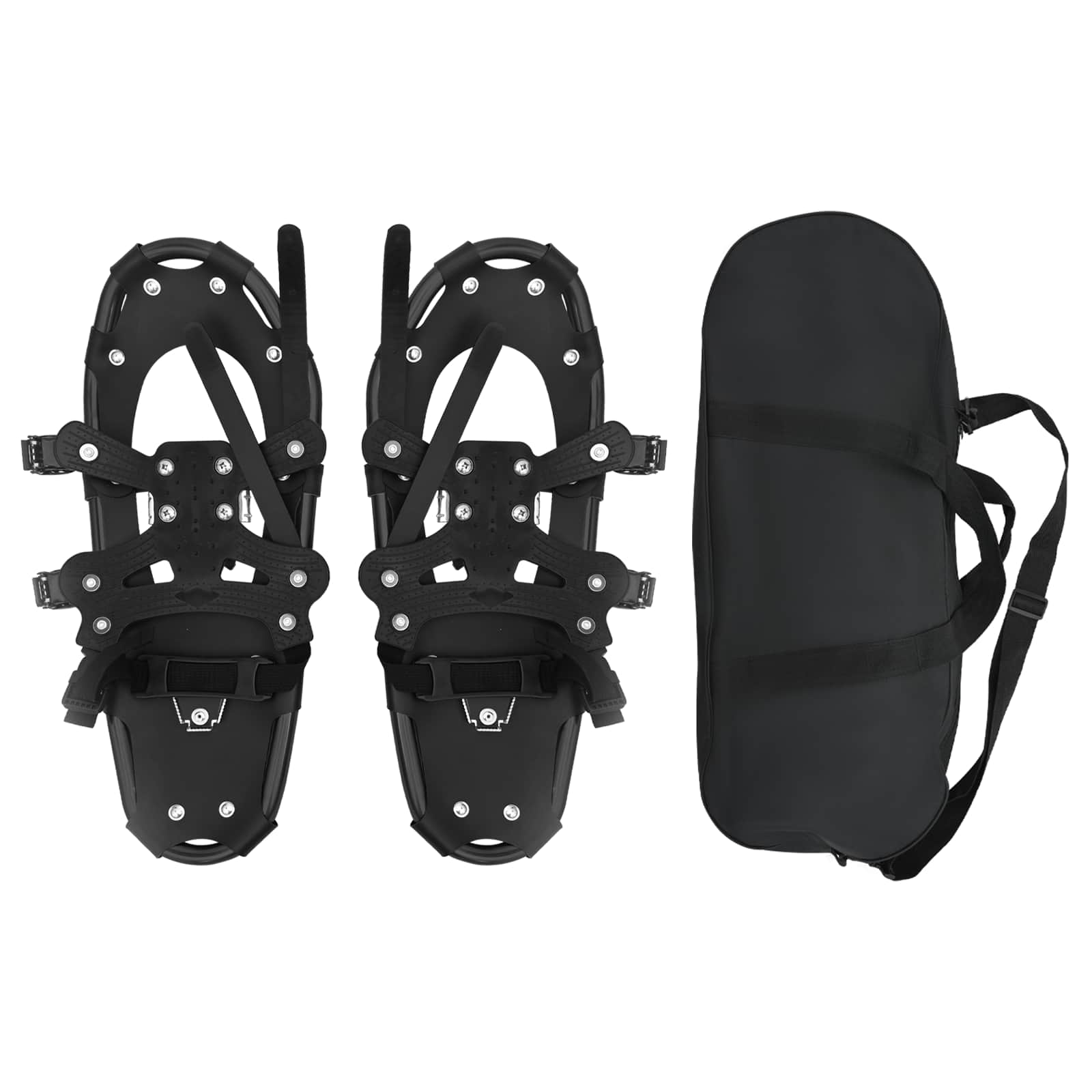 3 in 1 Sneeuwschoenen Zwart 53,5 x 21 cm Aluminium en HDPE is nu te koop bij PeponiXL, paradijselijk wonen!
