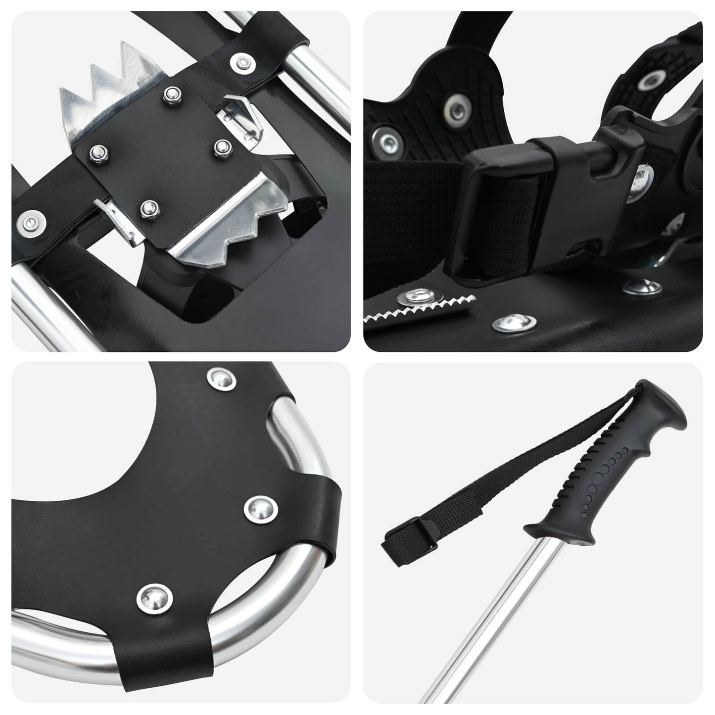 3 in 1 sneeuwschoenen met wandelschoenen Zilver en Zwart is nu te koop bij PeponiXL, paradijselijk wonen!