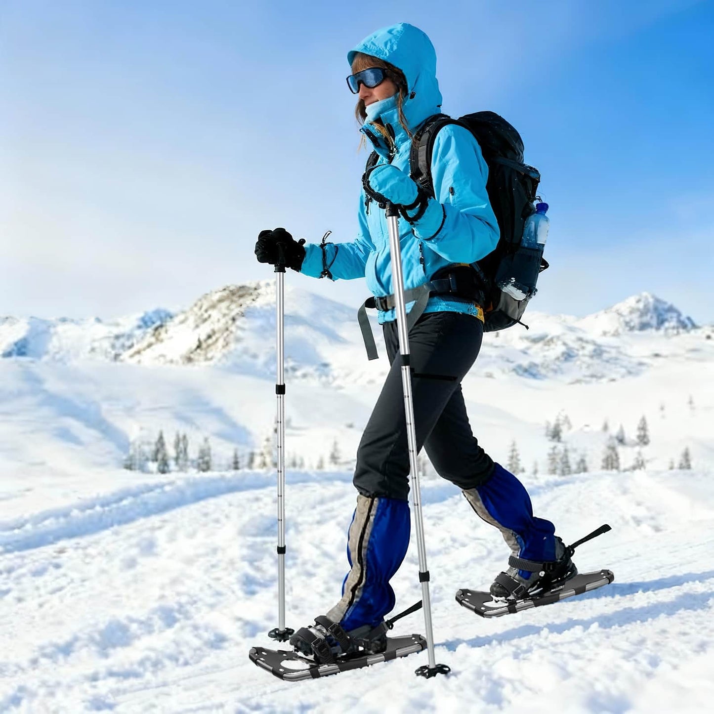 3 in 1 sneeuwschoenen met wandelschoenen Zilver en Zwart is nu te koop bij PeponiXL, paradijselijk wonen!
