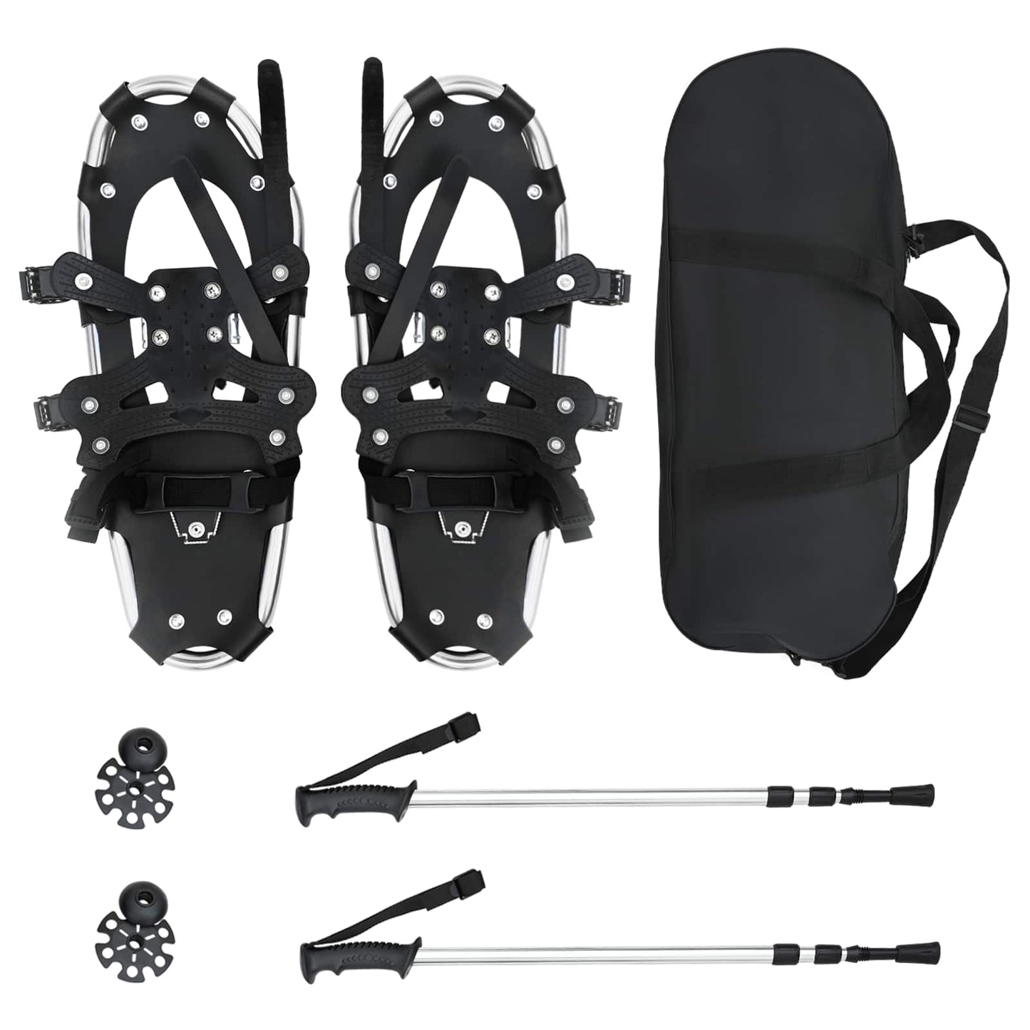 3 in 1 sneeuwschoenen met wandelschoenen Zilver en Zwart is nu te koop bij PeponiXL, paradijselijk wonen!