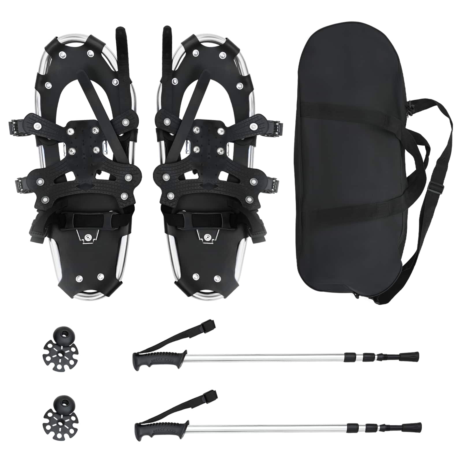 3 in 1 sneeuwschoenen met wandelschoenen Zilver en Zwart is nu te koop bij PeponiXL, paradijselijk wonen!