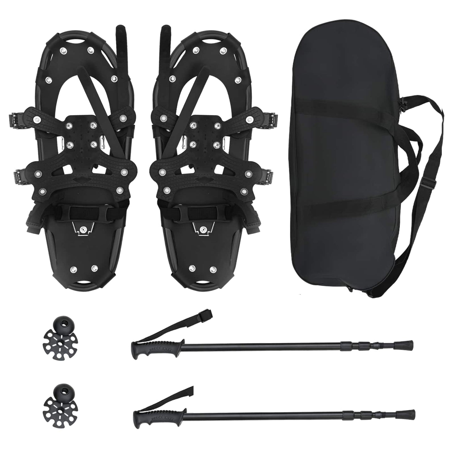 3 in 1 sneeuwschoenen met wandelschoenen Zwart 53 x 21 cm is nu te koop bij PeponiXL, paradijselijk wonen!