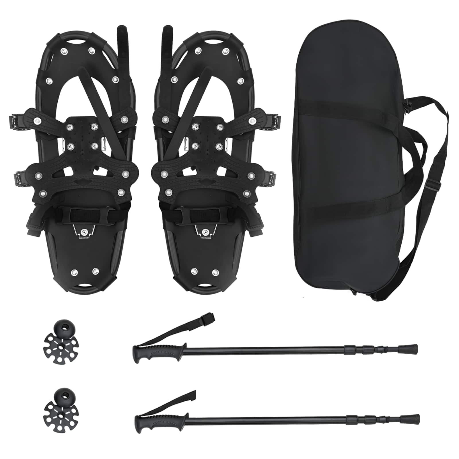 3 in 1 sneeuwschoenen met wandelschoenen Zwart 53 x 21 cm is nu te koop bij PeponiXL, paradijselijk wonen!