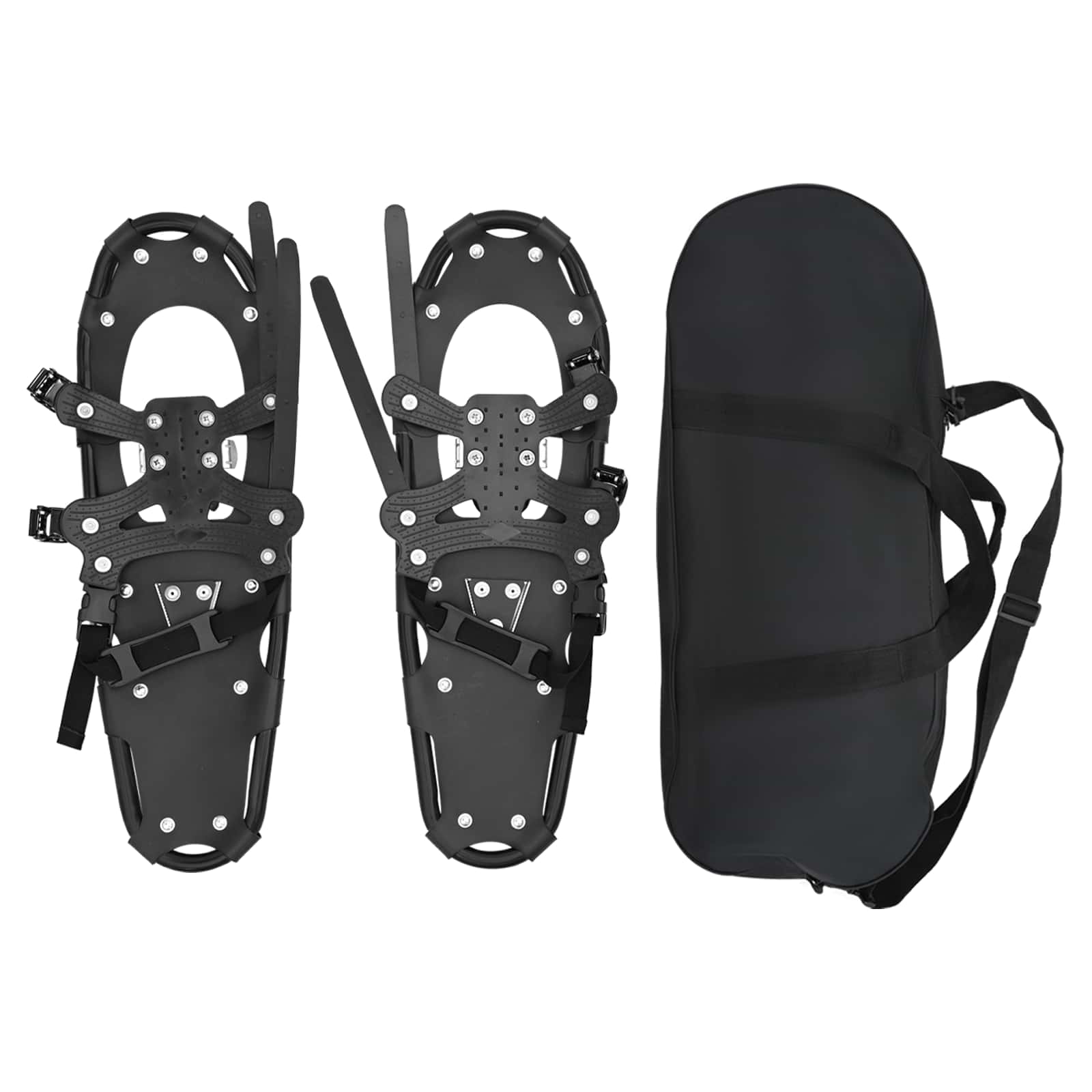3 in 1 Sneeuwschoenen Zwart 63 x 21 cm Aluminium en HDPE is nu te koop bij PeponiXL, paradijselijk wonen!