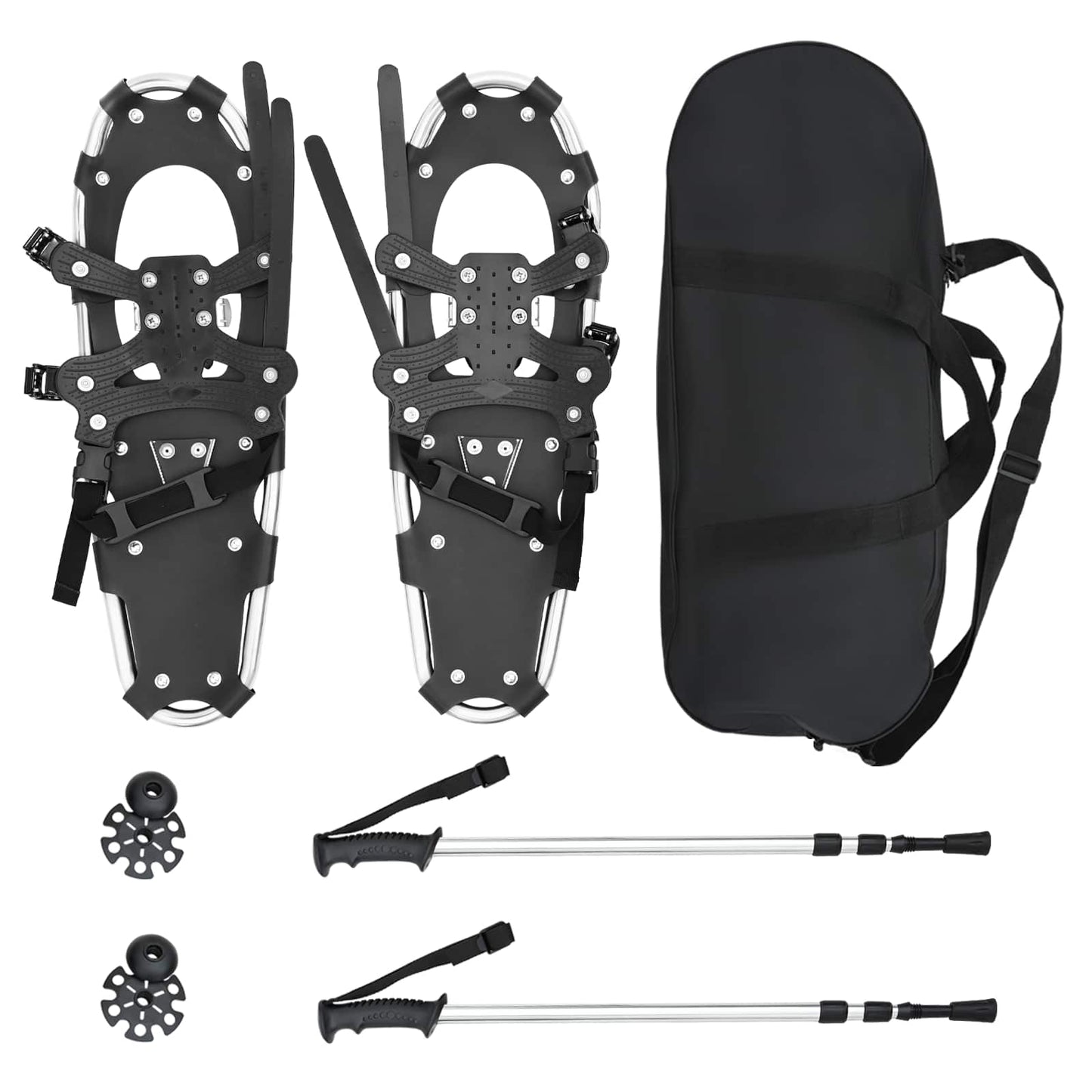 3 in 1 sneeuwschoenen met wandelschoenen Zilver en Zwart is nu te koop bij PeponiXL, paradijselijk wonen!