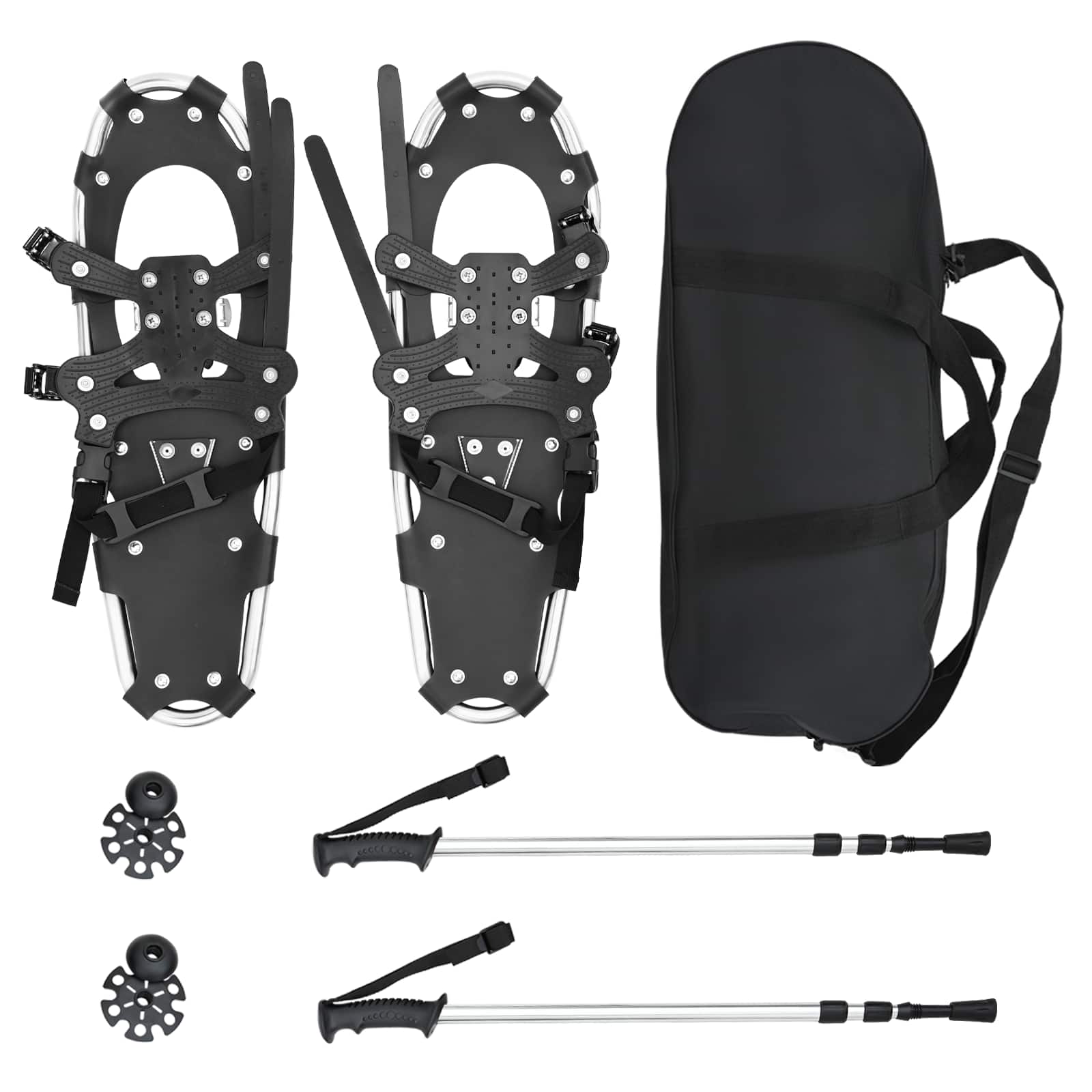 3 in 1 sneeuwschoenen met wandelschoenen Zilver en Zwart is nu te koop bij PeponiXL, paradijselijk wonen!