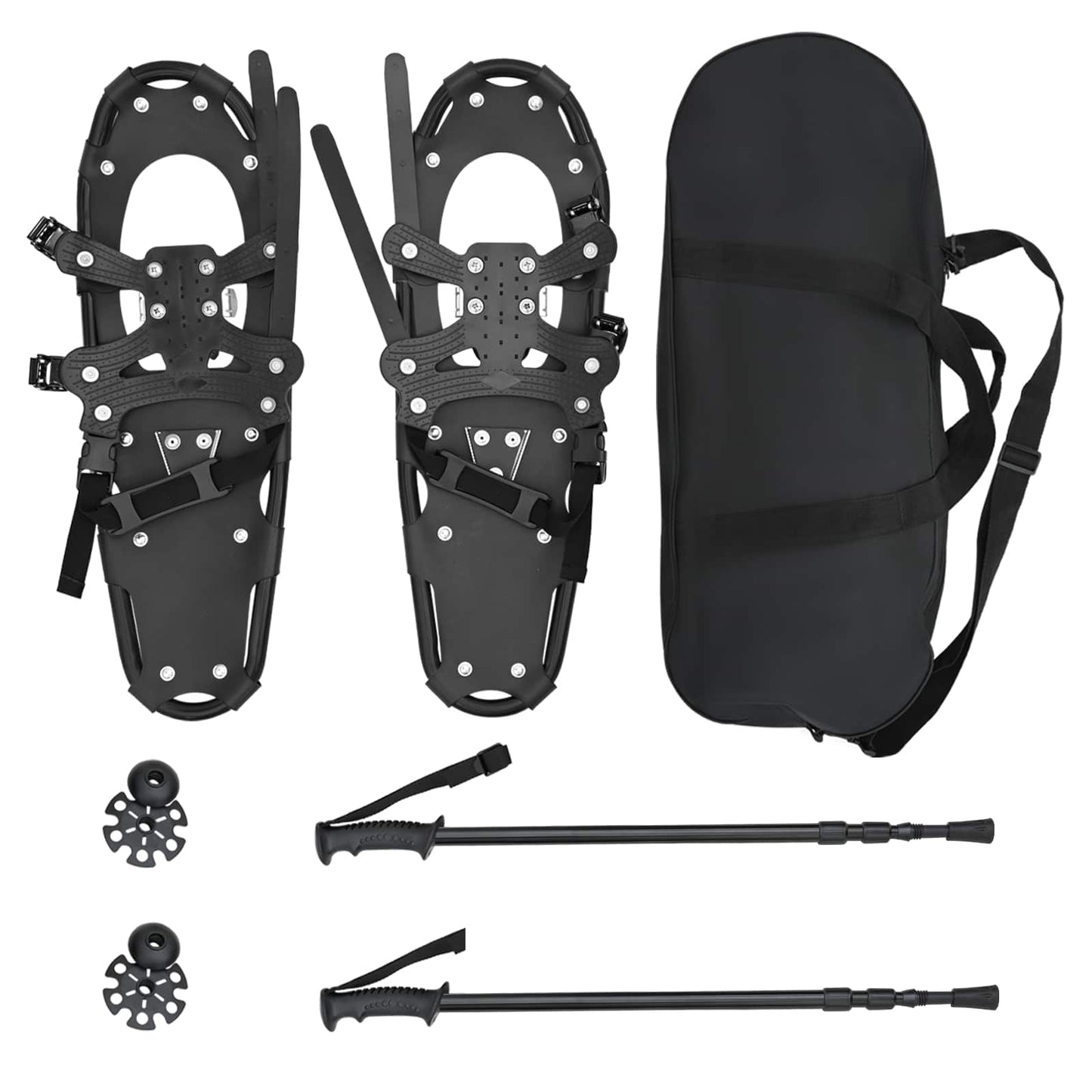 3 in 1 sneeuwschoenen met wandelschoenen Zwart 63,5 x 21 cm is nu te koop bij PeponiXL, paradijselijk wonen!