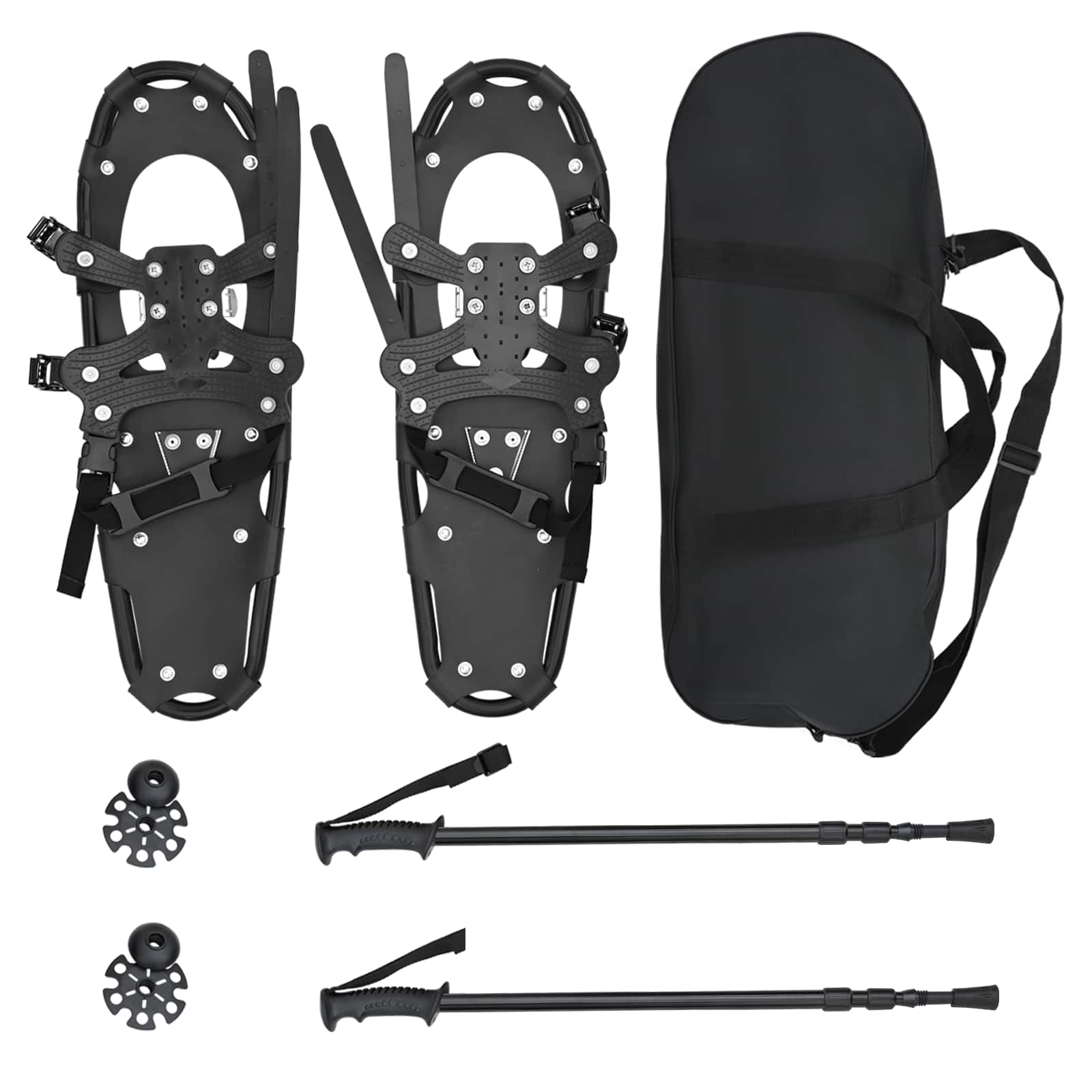 3 in 1 sneeuwschoenen met wandelschoenen Zwart 63,5 x 21 cm is nu te koop bij PeponiXL, paradijselijk wonen!