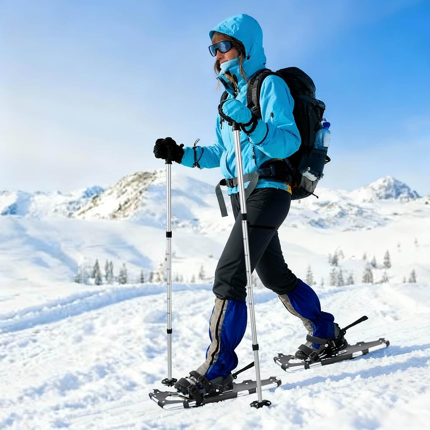 3 in 1 sneeuwschoenen met wandelschoenen Zilver en Zwart is nu te koop bij PeponiXL, paradijselijk wonen!