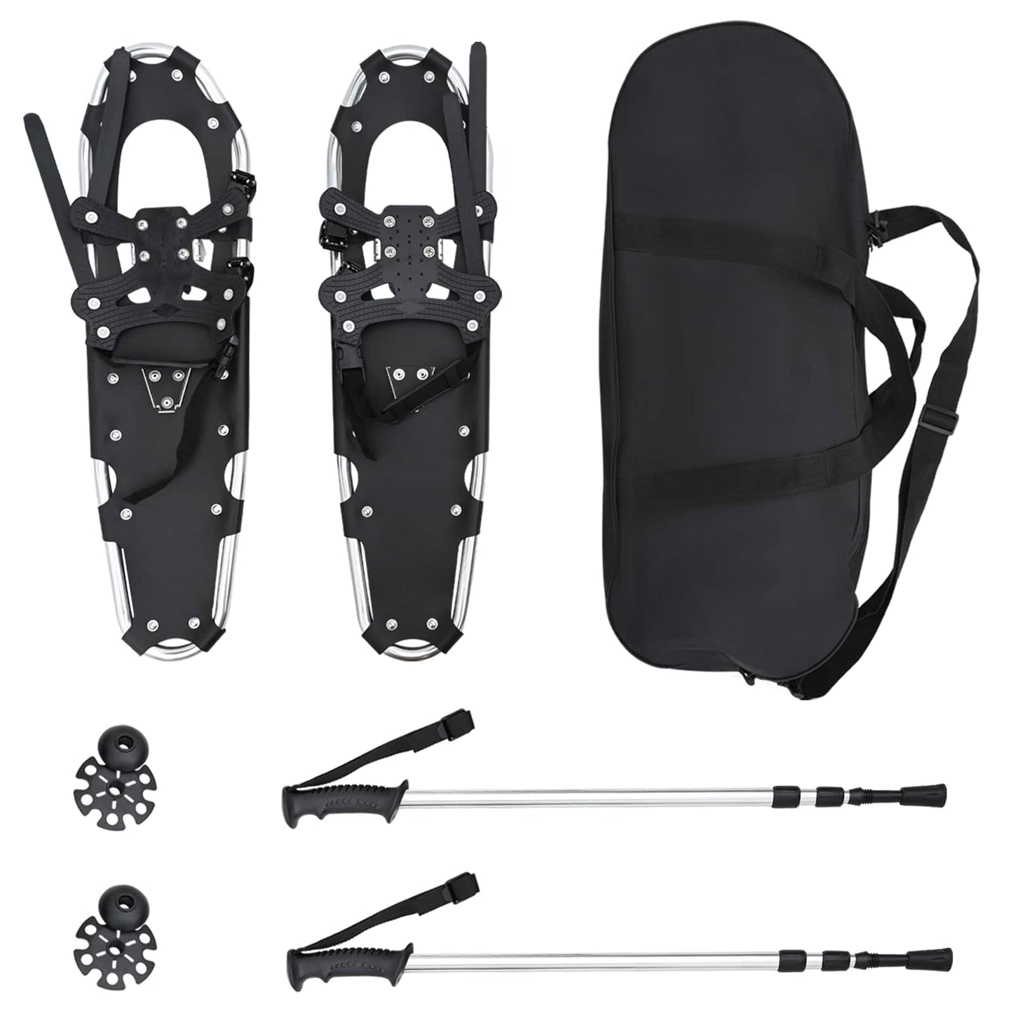 3 in 1 sneeuwschoenen met wandelschoenen Zilver en Zwart is nu te koop bij PeponiXL, paradijselijk wonen!