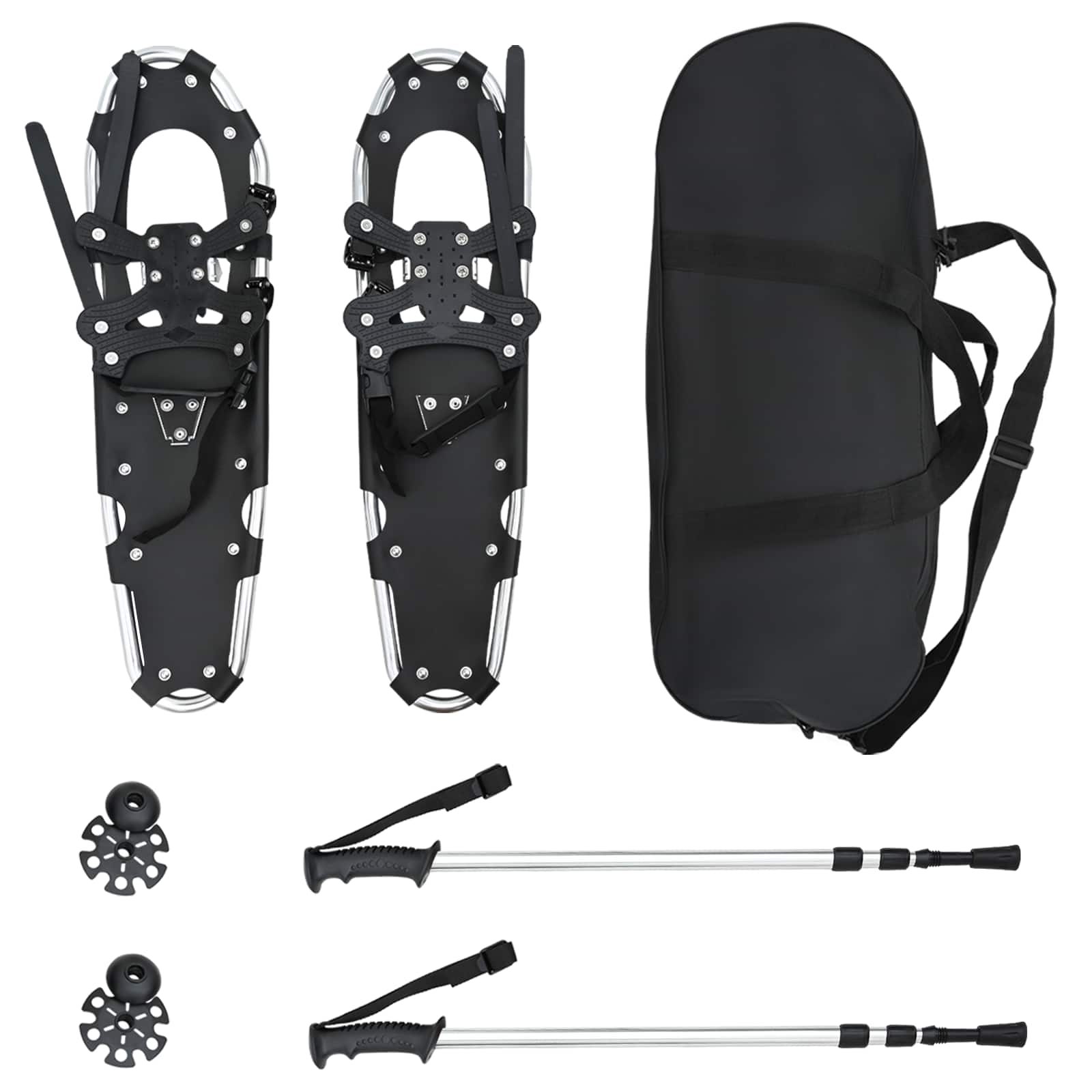 3 in 1 sneeuwschoenen met wandelschoenen Zilver en Zwart is nu te koop bij PeponiXL, paradijselijk wonen!