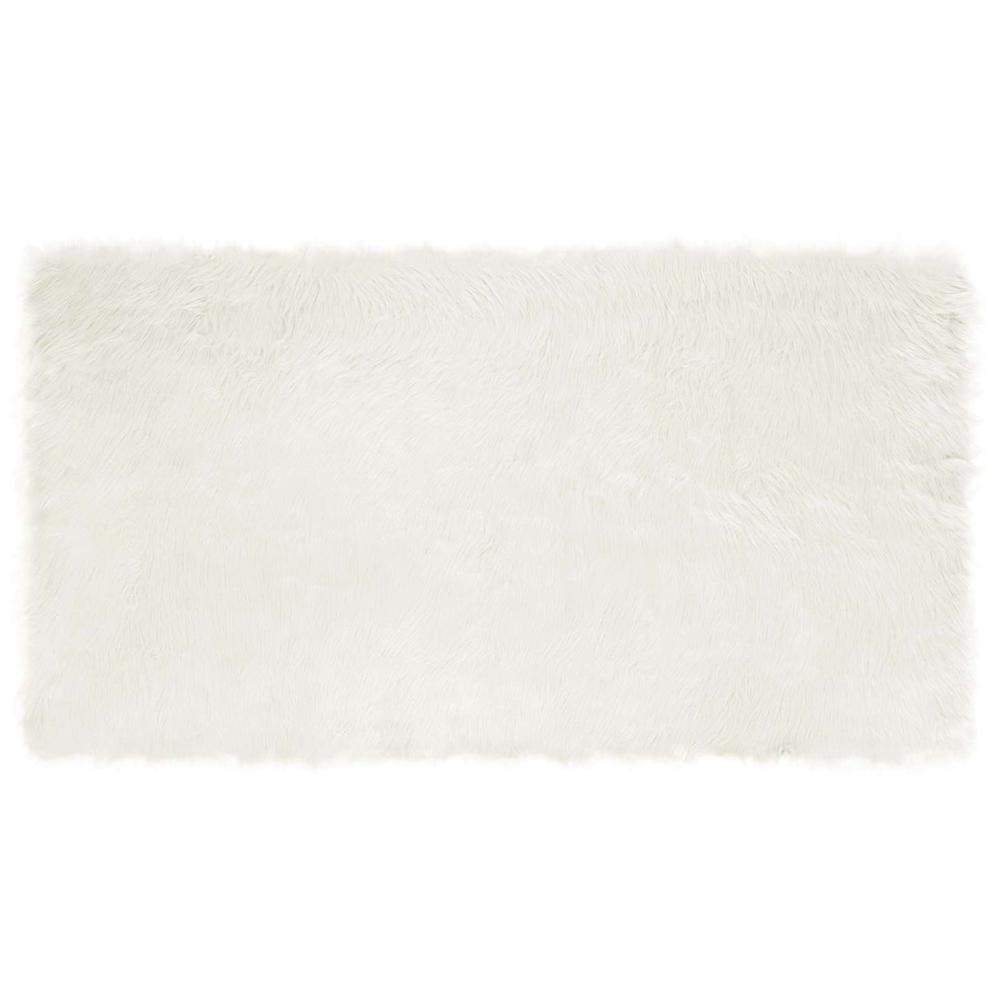 Tapijt van imitatie TAFALLA Wit 60 x 110 cm Polyester is nu te koop bij PeponiXL, paradijselijk wonen!