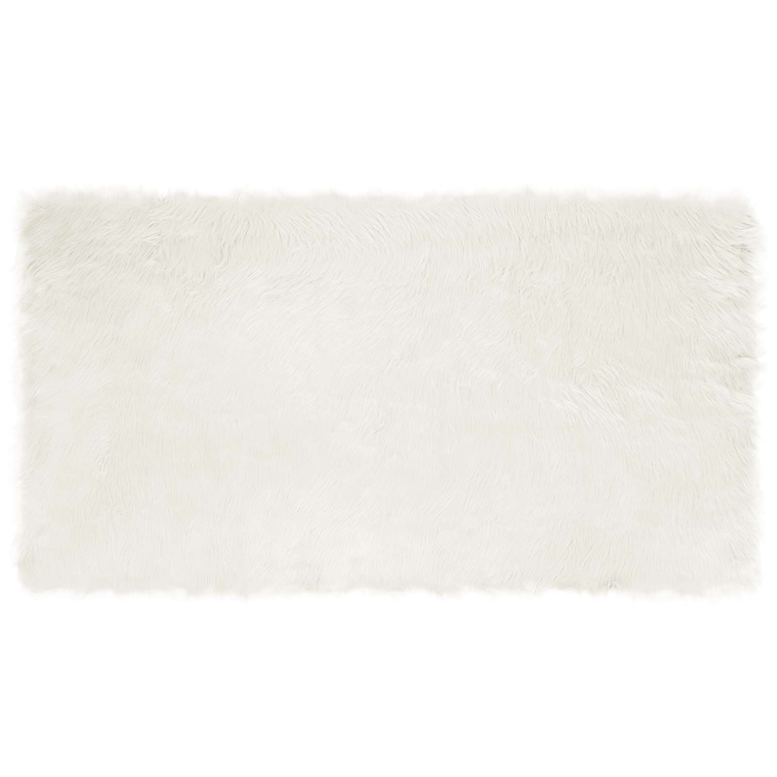 Tapijt van imitatie TAFALLA Wit 60 x 110 cm Polyester is nu te koop bij PeponiXL, paradijselijk wonen!
