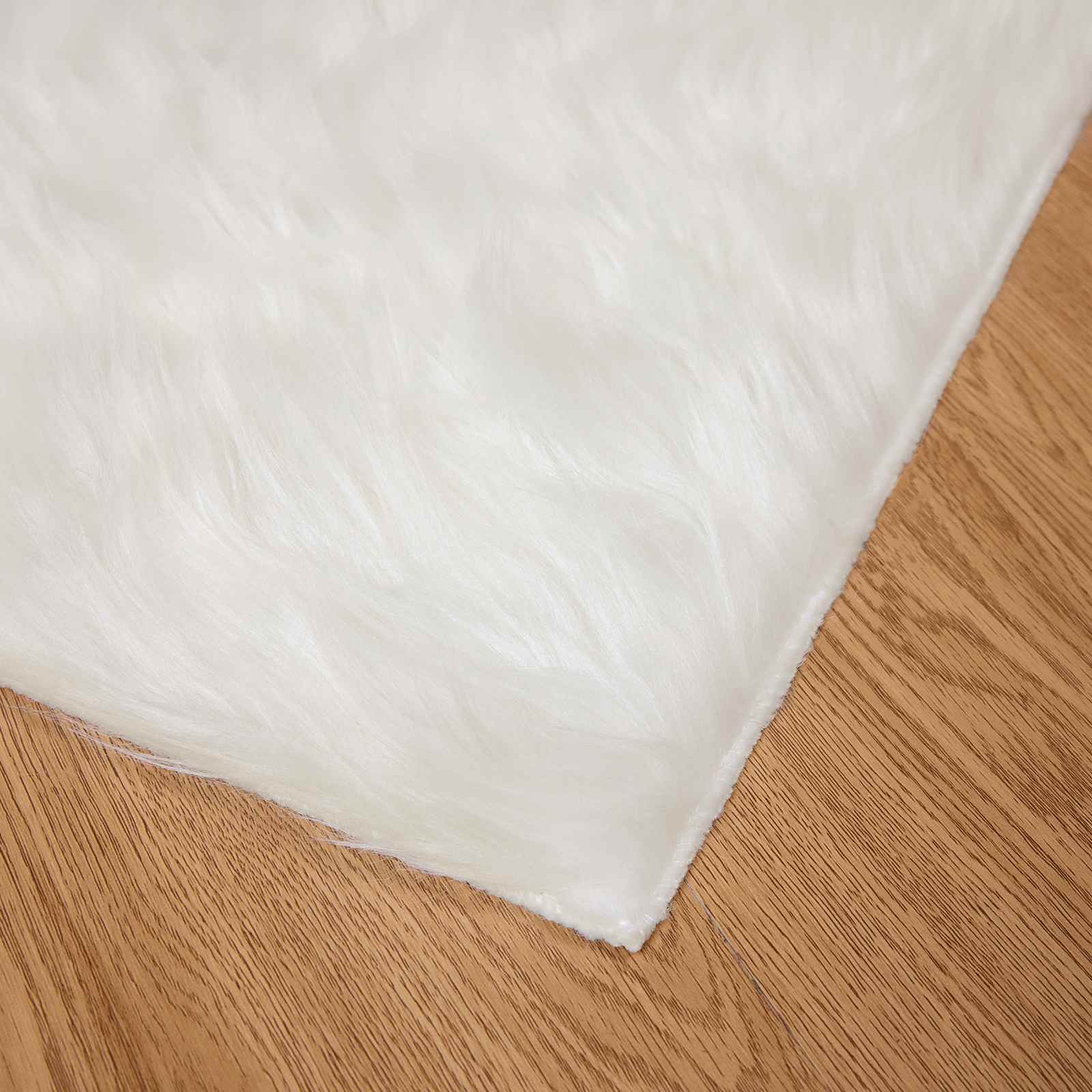 Tapijt van imitatie TAFALLA Wit 80 x 150 cm Polyester is nu te koop bij PeponiXL, paradijselijk wonen!