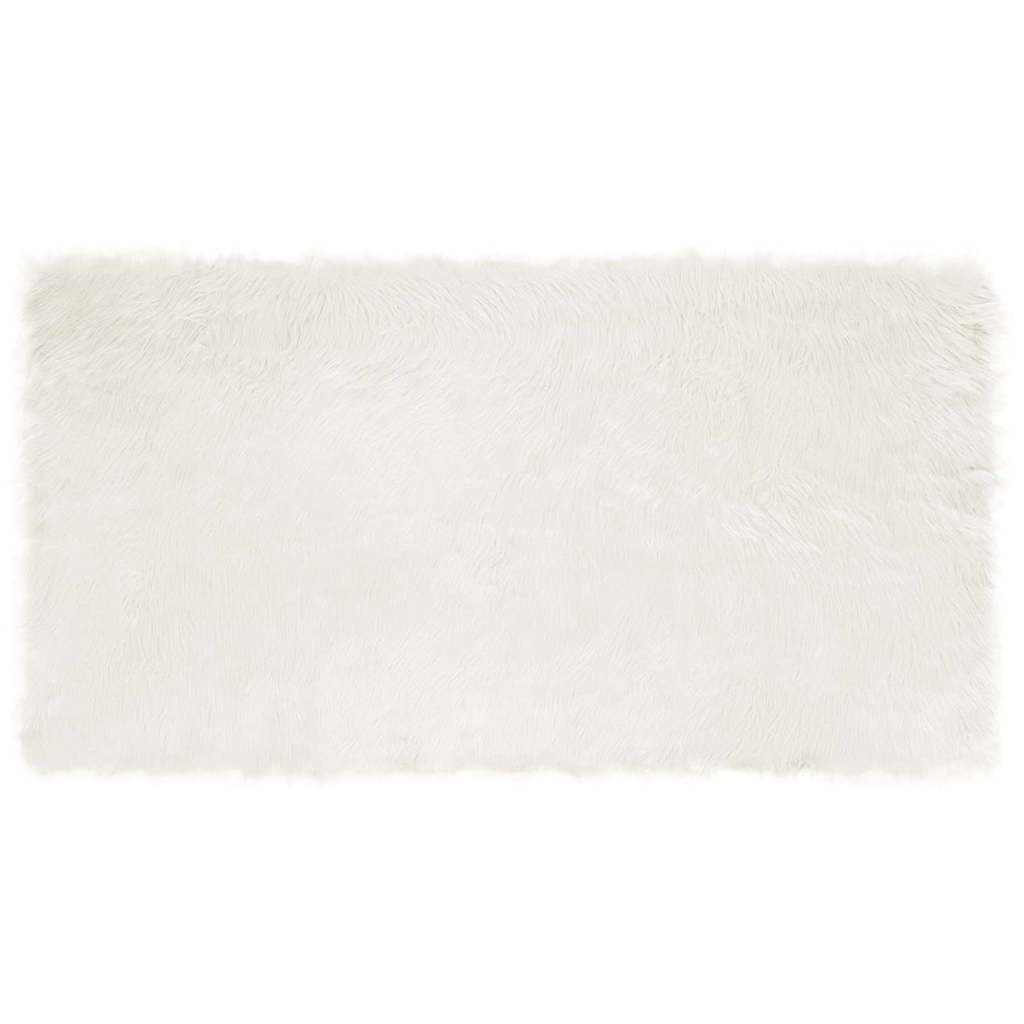 Tapijt van imitatie TAFALLA Wit 80 x 150 cm Polyester is nu te koop bij PeponiXL, paradijselijk wonen!