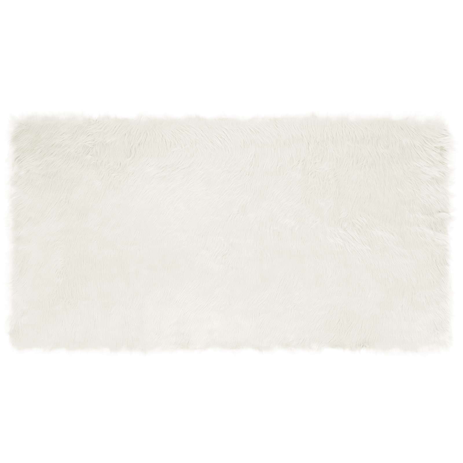 Tapijt van imitatie TAFALLA Wit 80 x 150 cm Polyester is nu te koop bij PeponiXL, paradijselijk wonen!