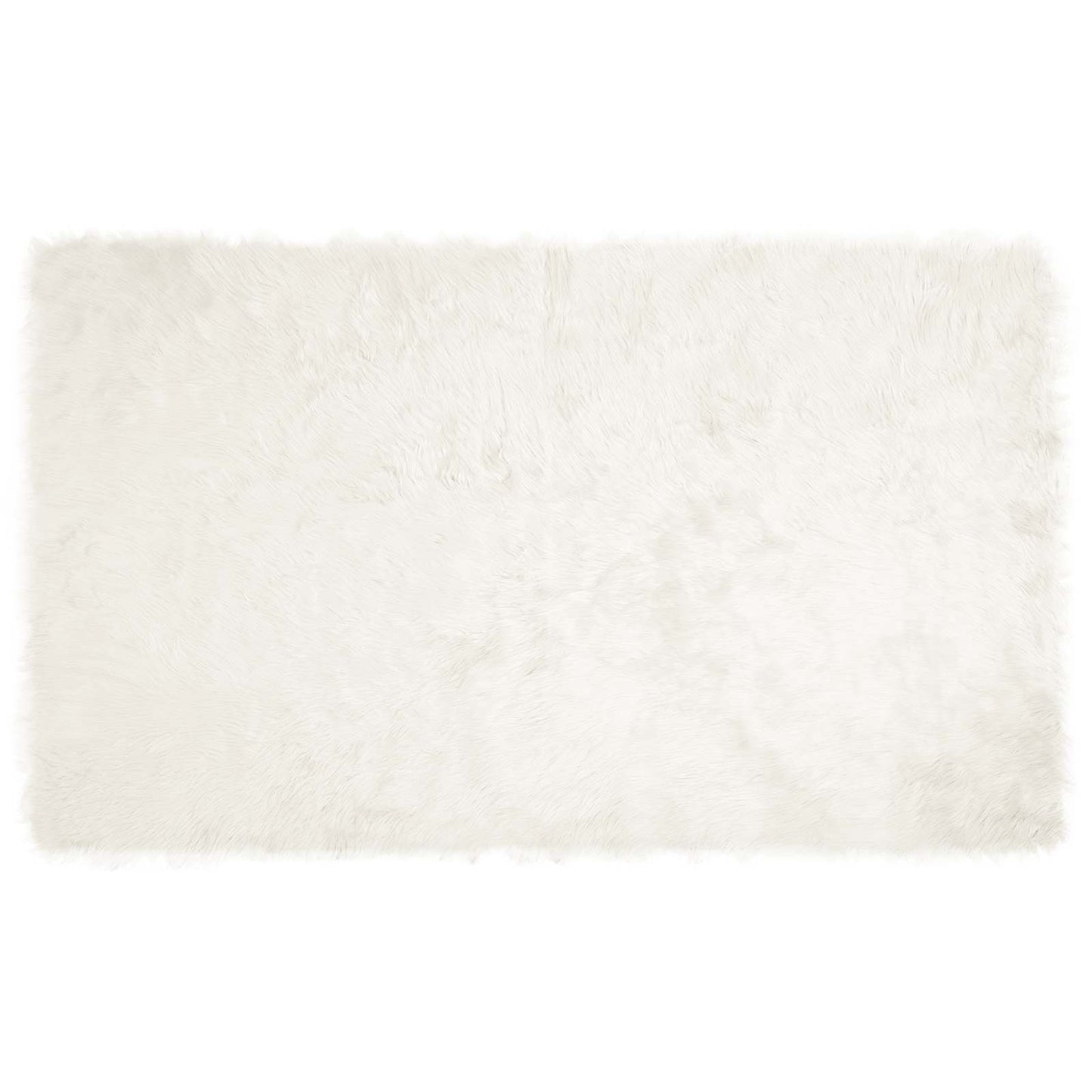 Tapijt van imitatie TAFALLA Wit 100 x 200 cm Polyester is nu te koop bij PeponiXL, paradijselijk wonen!