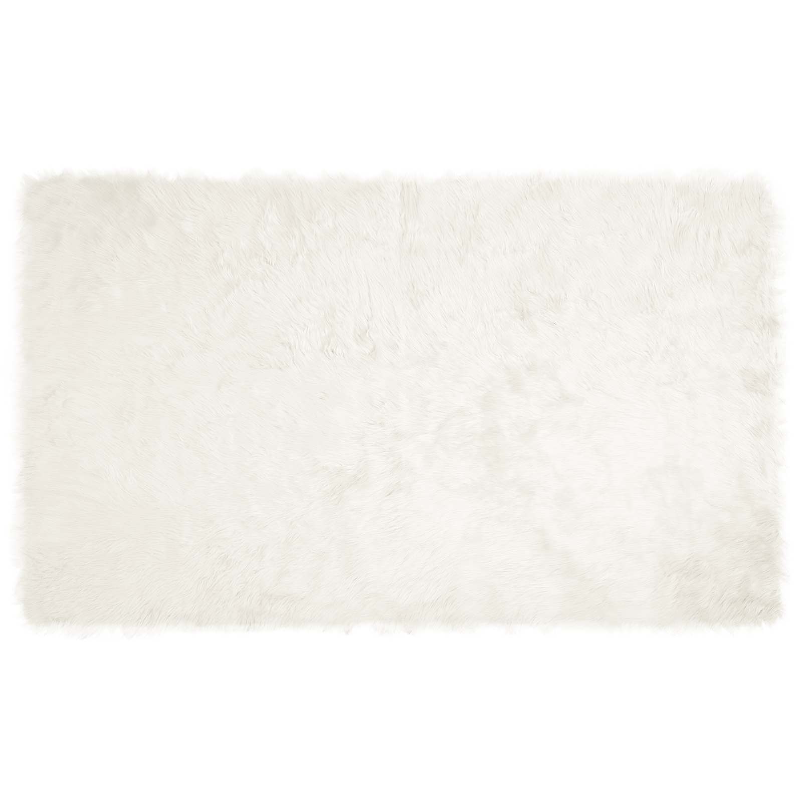 Tapijt van imitatie TAFALLA Wit 100 x 200 cm Polyester is nu te koop bij PeponiXL, paradijselijk wonen!