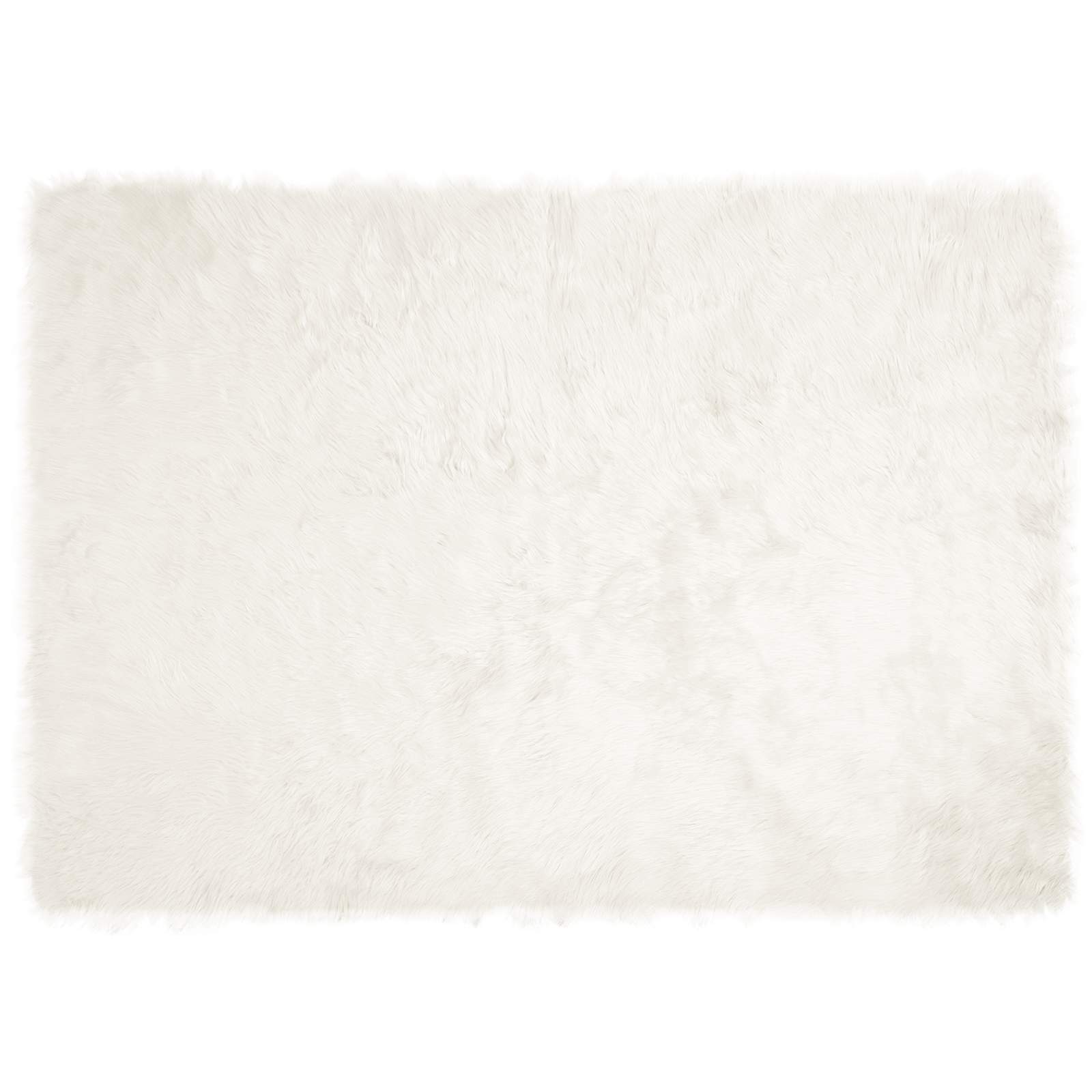 Tapijt van imitatie TAFALLA Wit 140 x 200 cm Polyester is nu te koop bij PeponiXL, paradijselijk wonen!
