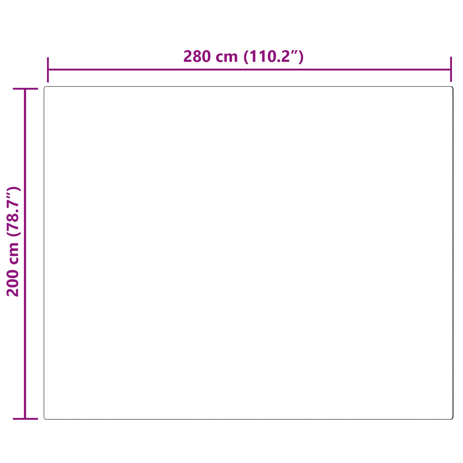 Tapijt van imitatie TAFALLA Wit 200 x 280 cm Polyester is nu te koop bij PeponiXL, paradijselijk wonen!