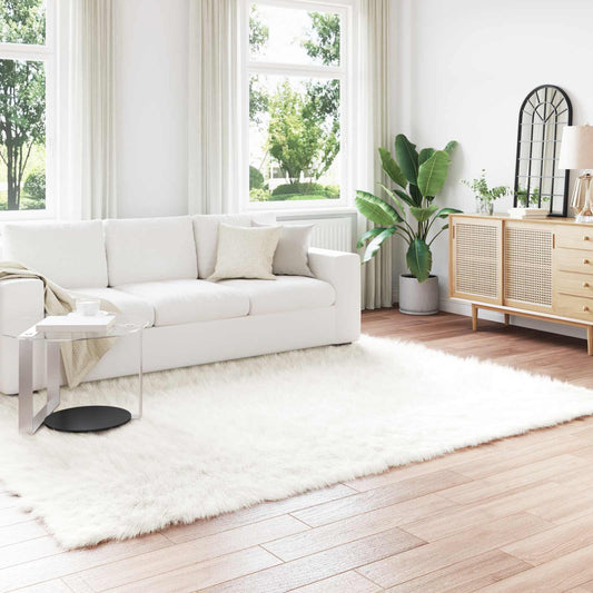 Tapijt van imitatie TAFALLA Wit 240 x 340 cm Polyester is nu te koop bij PeponiXL, paradijselijk wonen!