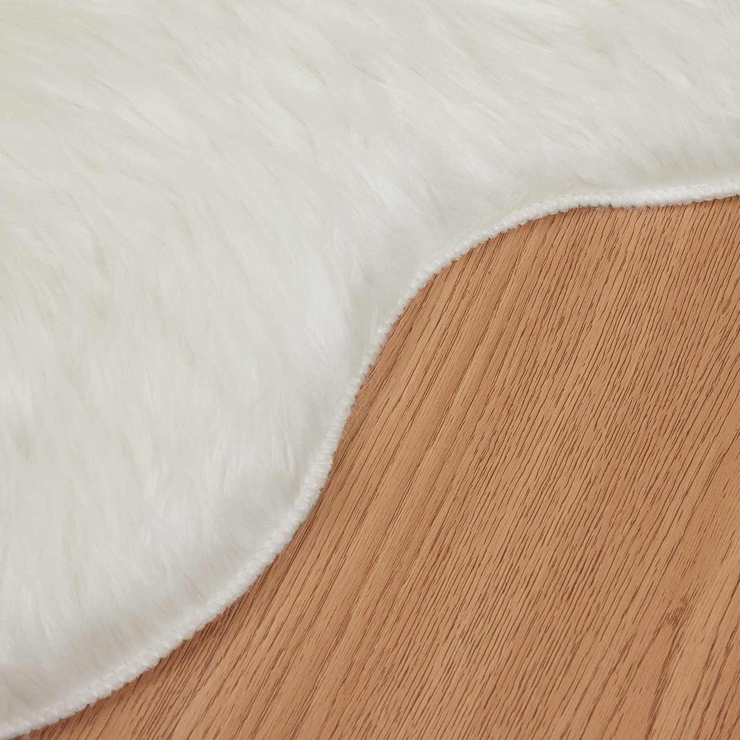 Tapijt van imitatie TAFALLA Wit 50 x 80 cm Polyester is nu te koop bij PeponiXL, paradijselijk wonen!