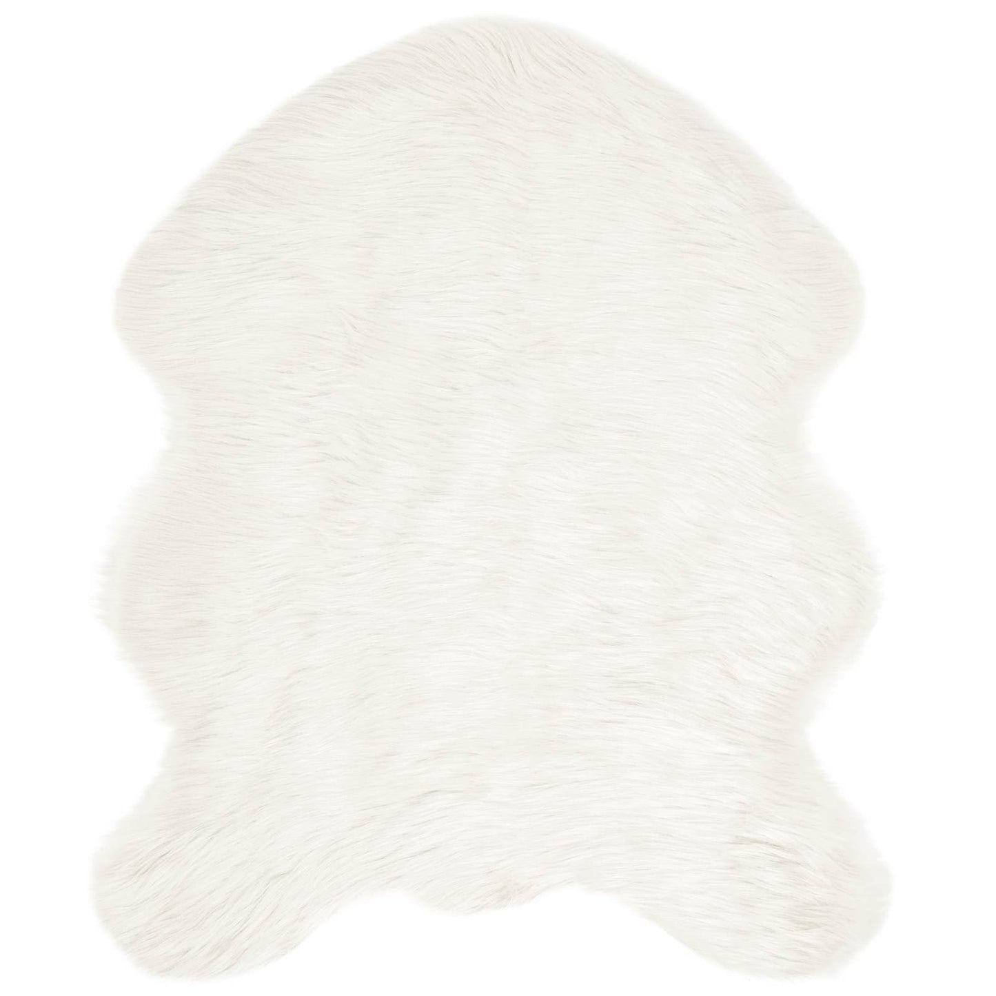 Tapijt van imitatie TAFALLA Wit 50 x 80 cm Polyester is nu te koop bij PeponiXL, paradijselijk wonen!
