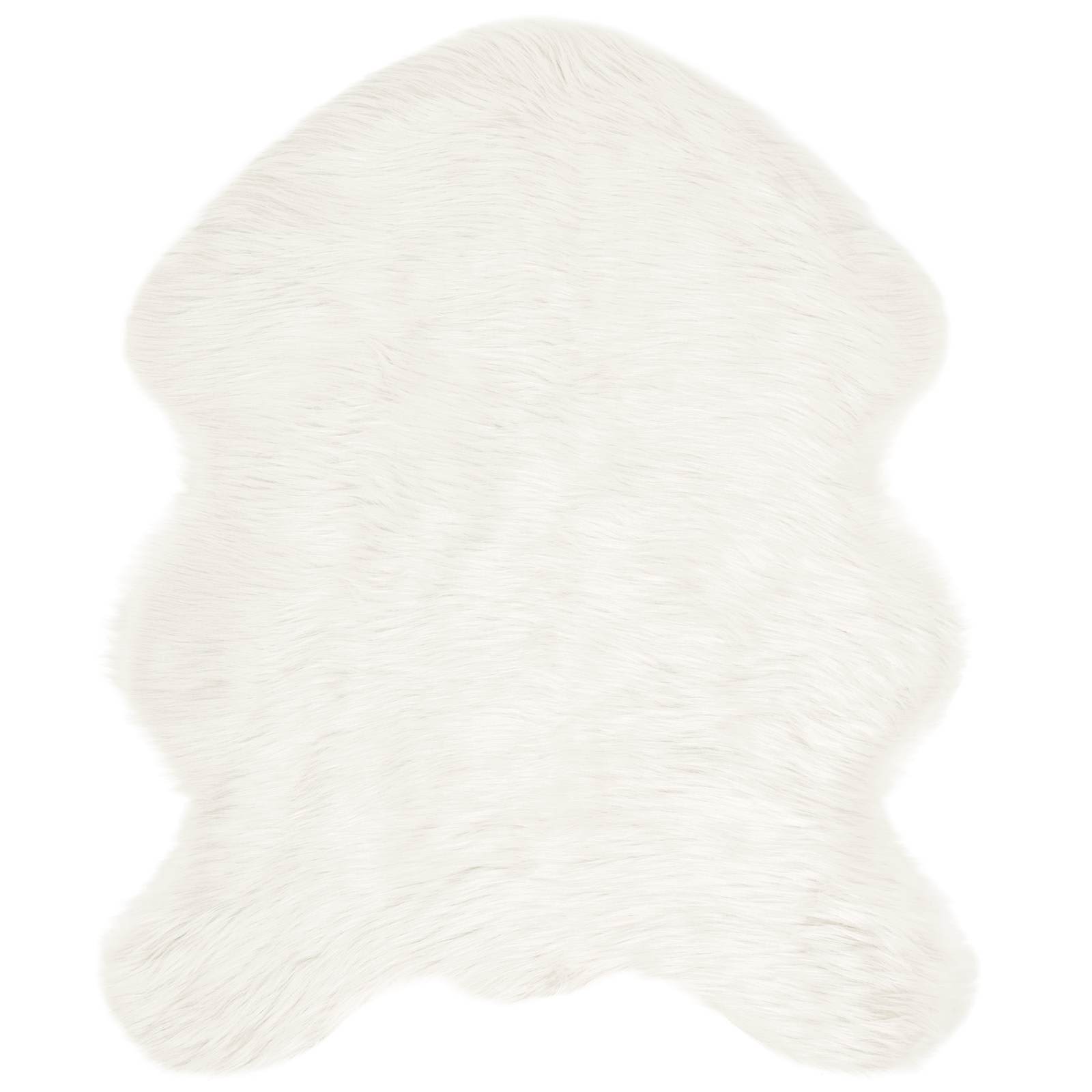Tapijt van imitatie TAFALLA Wit 50 x 80 cm Polyester is nu te koop bij PeponiXL, paradijselijk wonen!