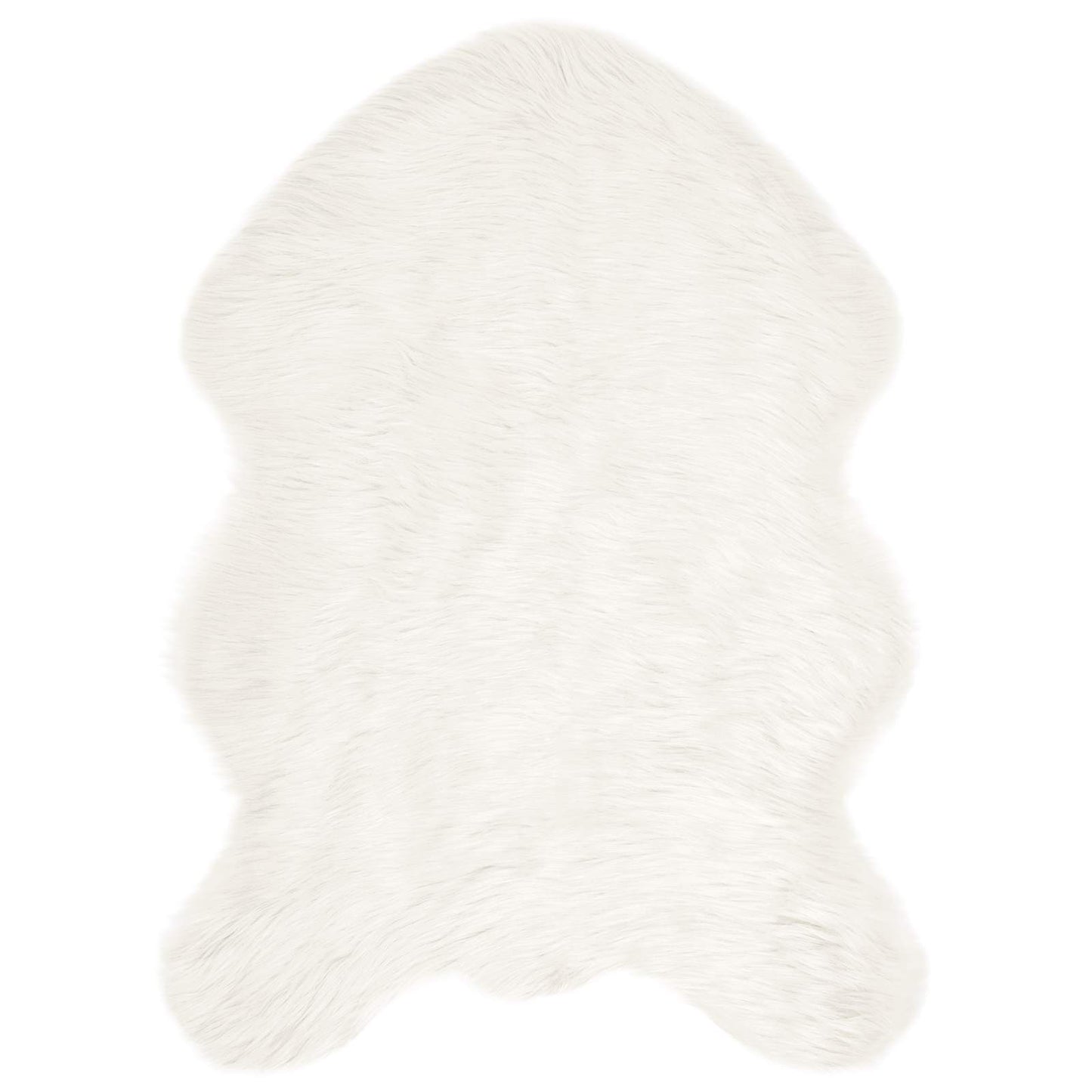 Tapijt van imitatie TAFALLA Wit 60 x 90 cm Polyester is nu te koop bij PeponiXL, paradijselijk wonen!
