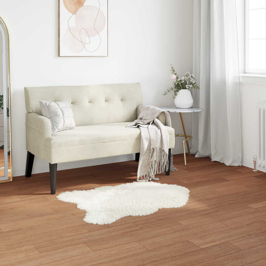 Tapijt van imitatie TAFALLA Wit 80 x 120 cm Polyester is nu te koop bij PeponiXL, paradijselijk wonen!