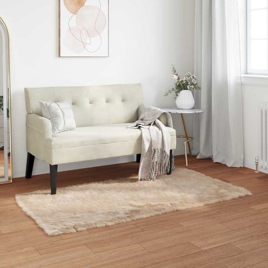 Tapijt van imitatie TAFALLA Beige 60 x 110 cm Polyester is nu te koop bij PeponiXL, paradijselijk wonen!