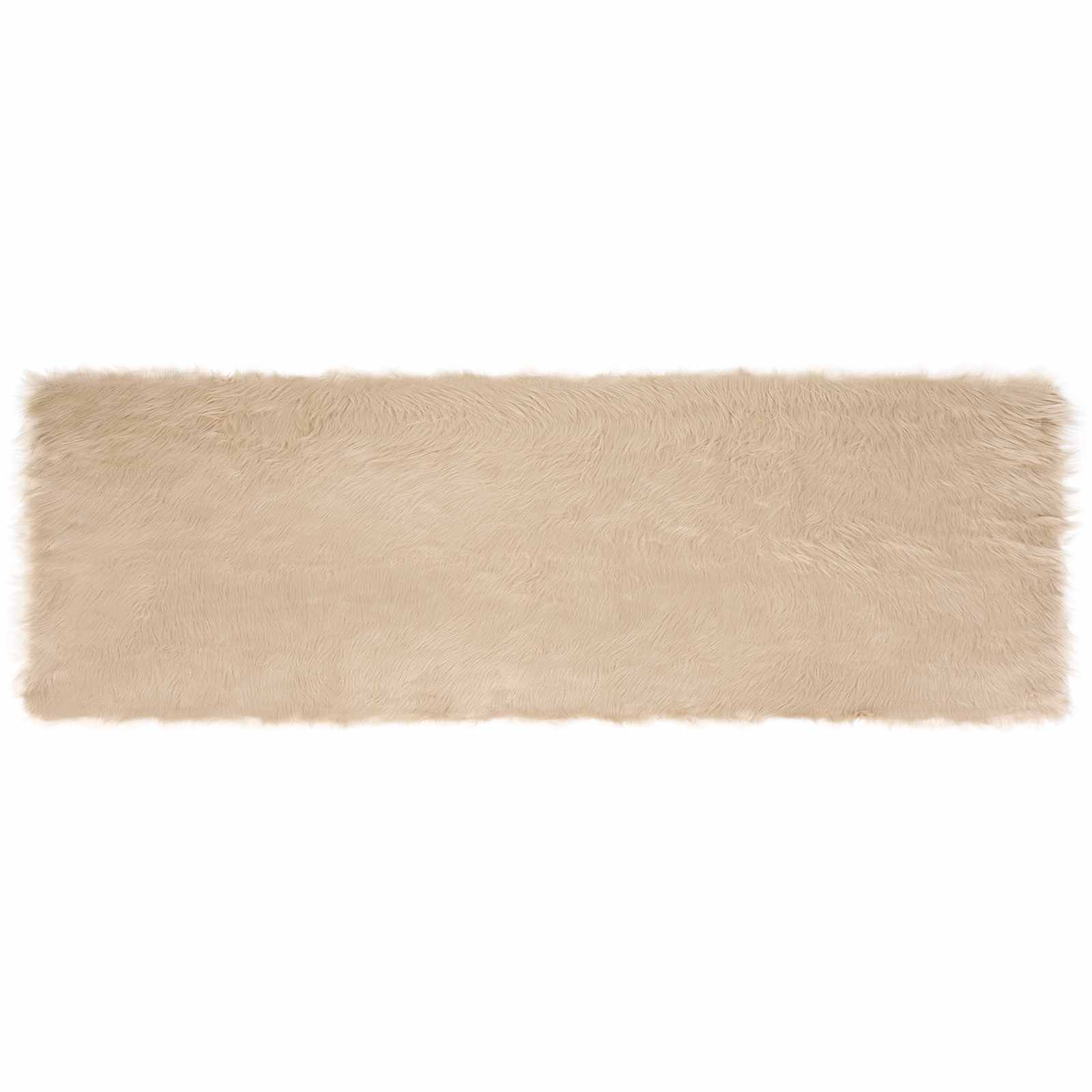 Tapijt van imitatie TAFALLA Beige 80 x 250 cm Polyester is nu te koop bij PeponiXL, paradijselijk wonen!
