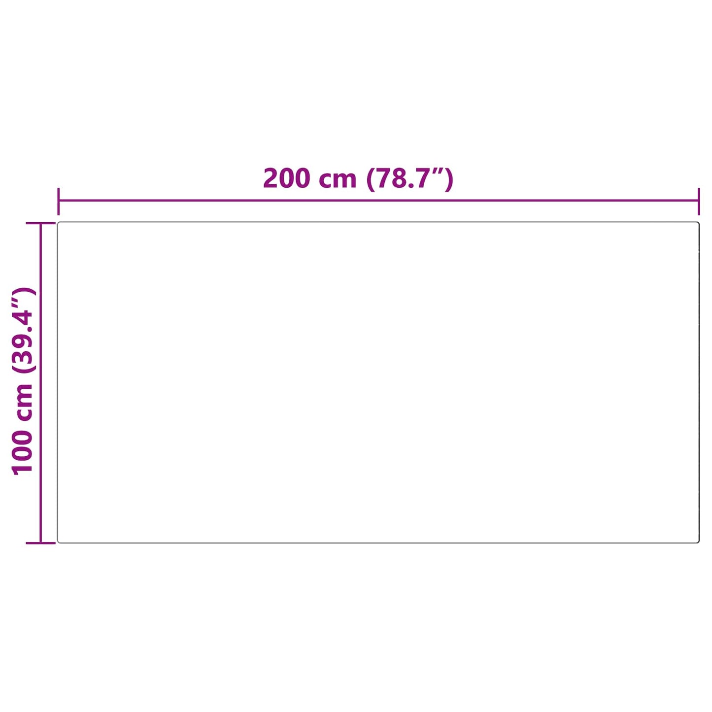 Tapijt van imitatie TAFALLA Beige 100 x 200 cm Polyester is nu te koop bij PeponiXL, paradijselijk wonen!