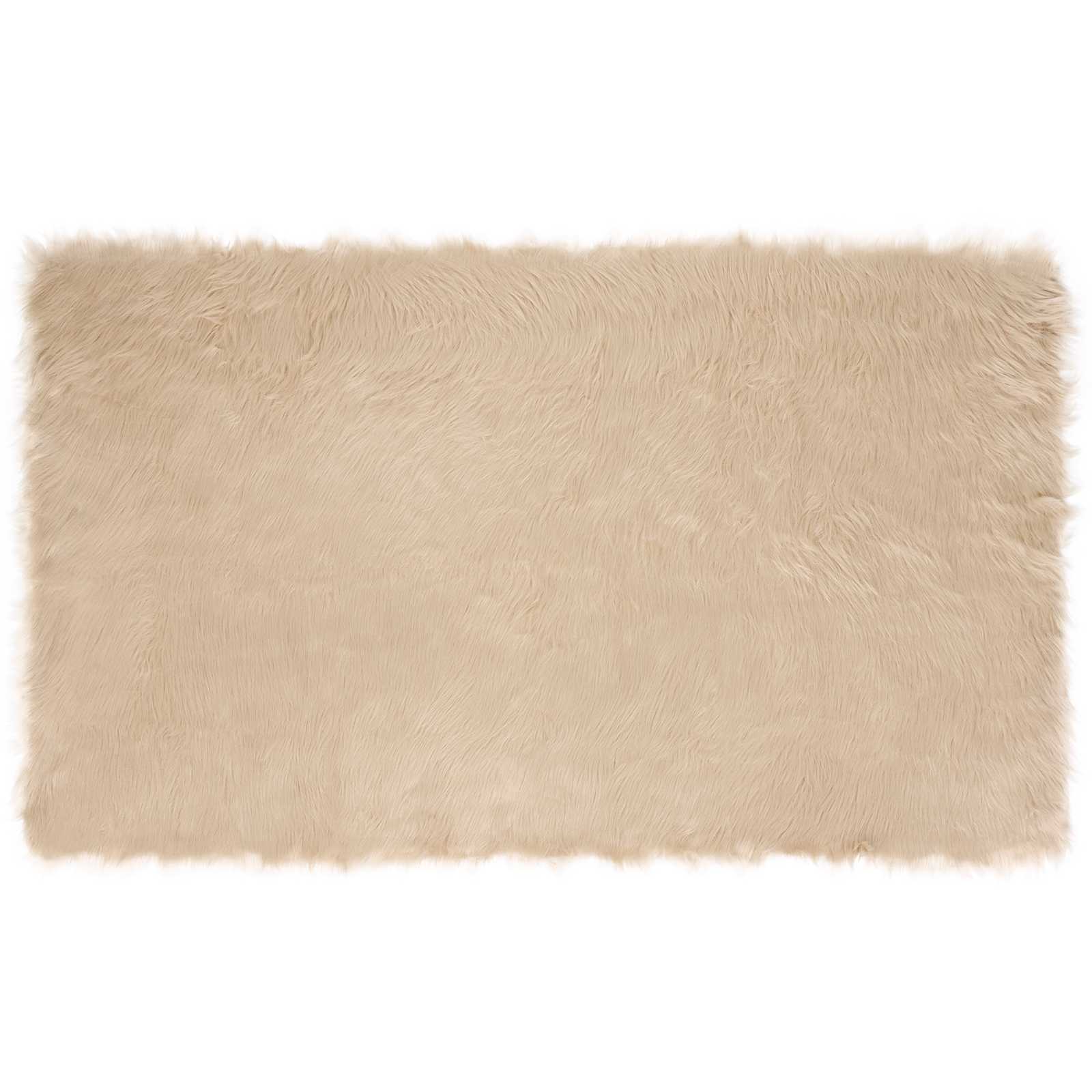 Tapijt van imitatie TAFALLA Beige 100 x 200 cm Polyester is nu te koop bij PeponiXL, paradijselijk wonen!