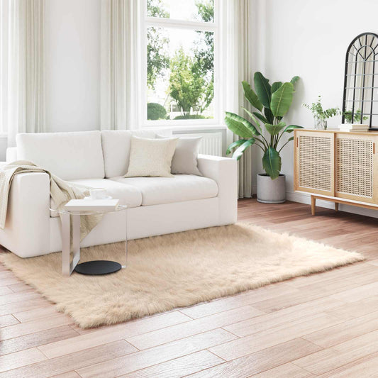 Tapijt van imitatie TAFALLA Beige 160 x 230 cm Polyester is nu te koop bij PeponiXL, paradijselijk wonen!