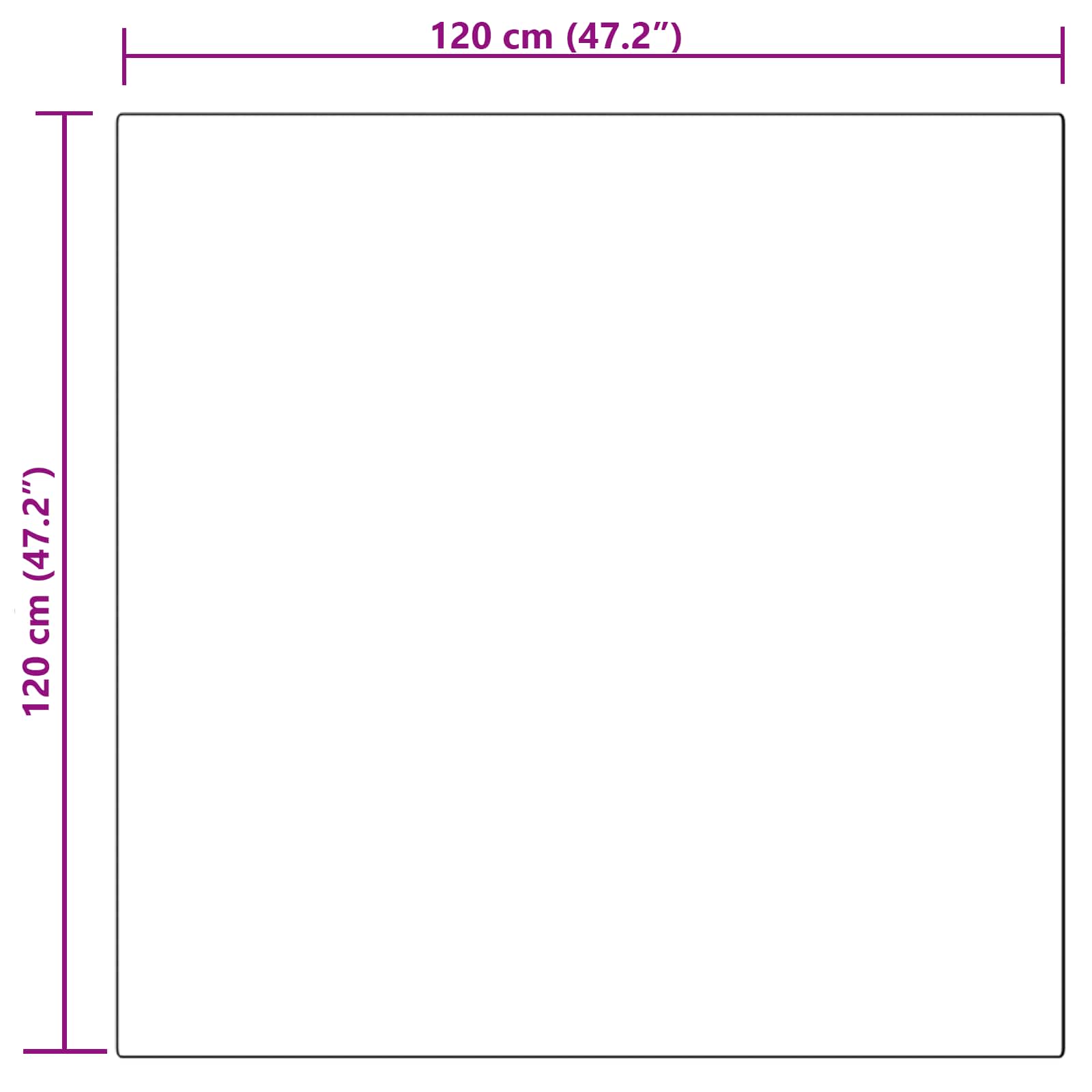 Tapijt van imitatie TAFALLA Beige 120 x 120 cm Polyester is nu te koop bij PeponiXL, paradijselijk wonen!