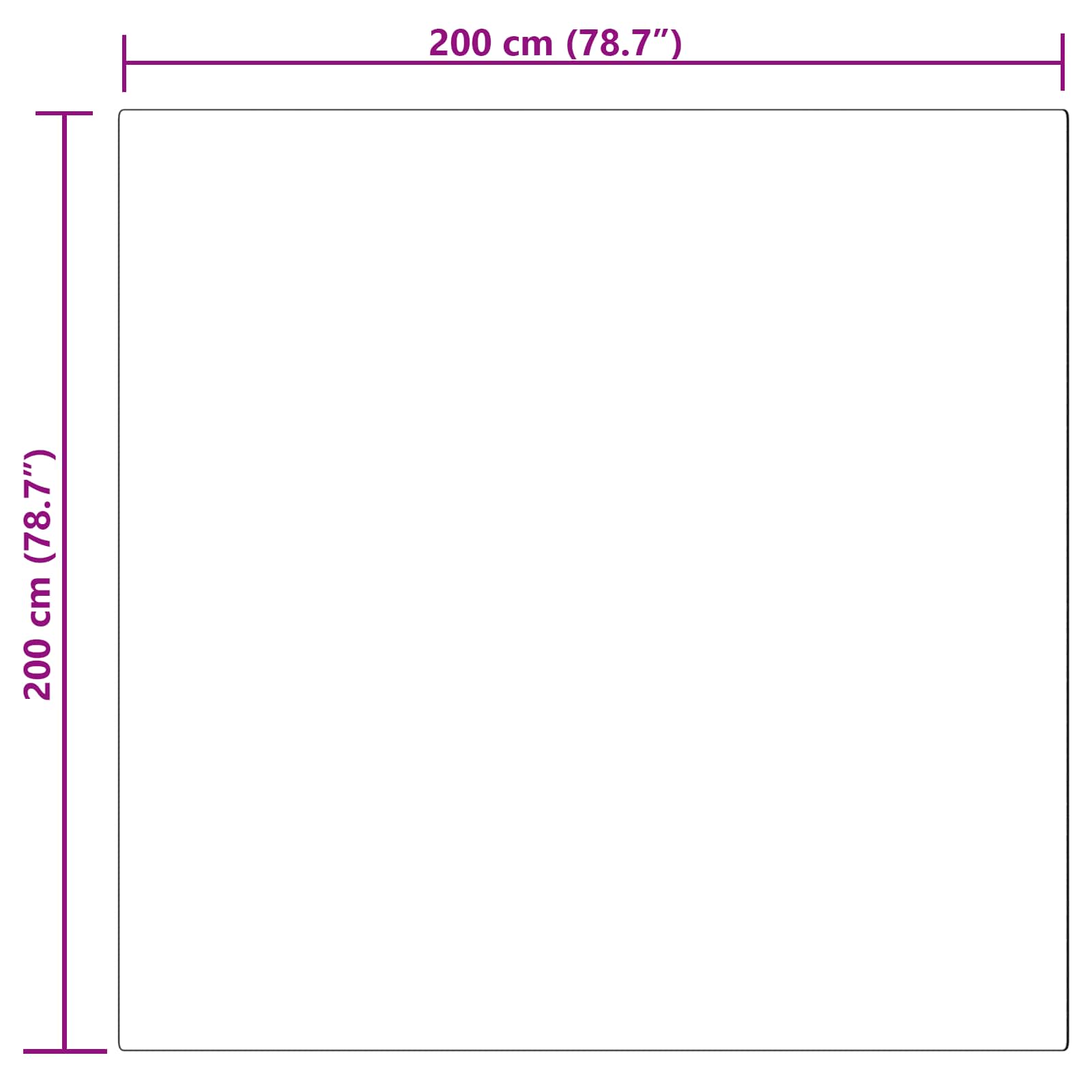 Tapijt van imitatie TAFALLA Beige 200 x 200 cm Polyester is nu te koop bij PeponiXL, paradijselijk wonen!