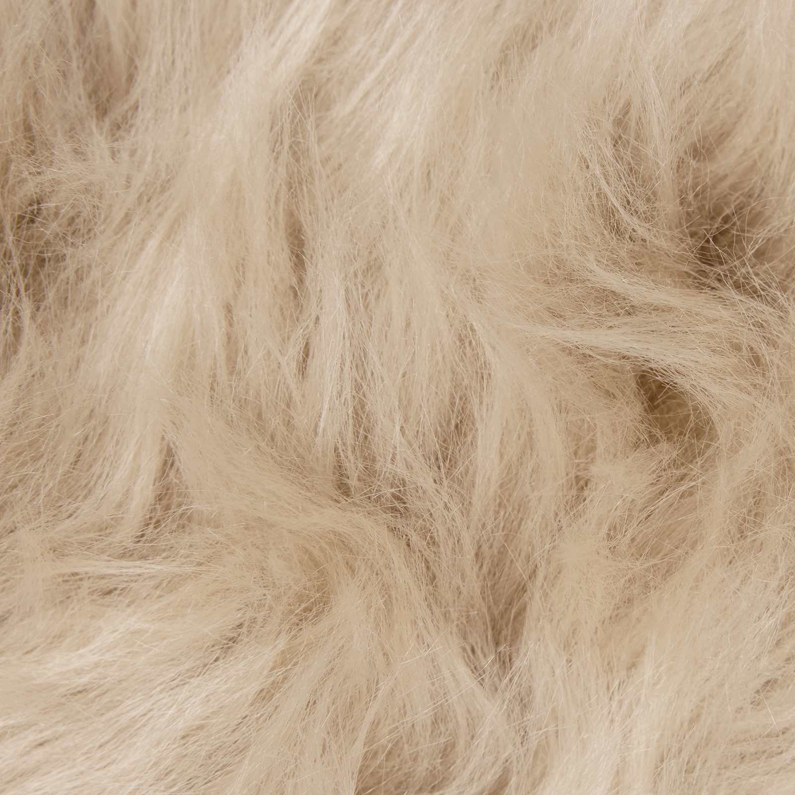 Tapijt van imitatie TAFALLA Beige Ø 80 cm Polyester is nu te koop bij PeponiXL, paradijselijk wonen!