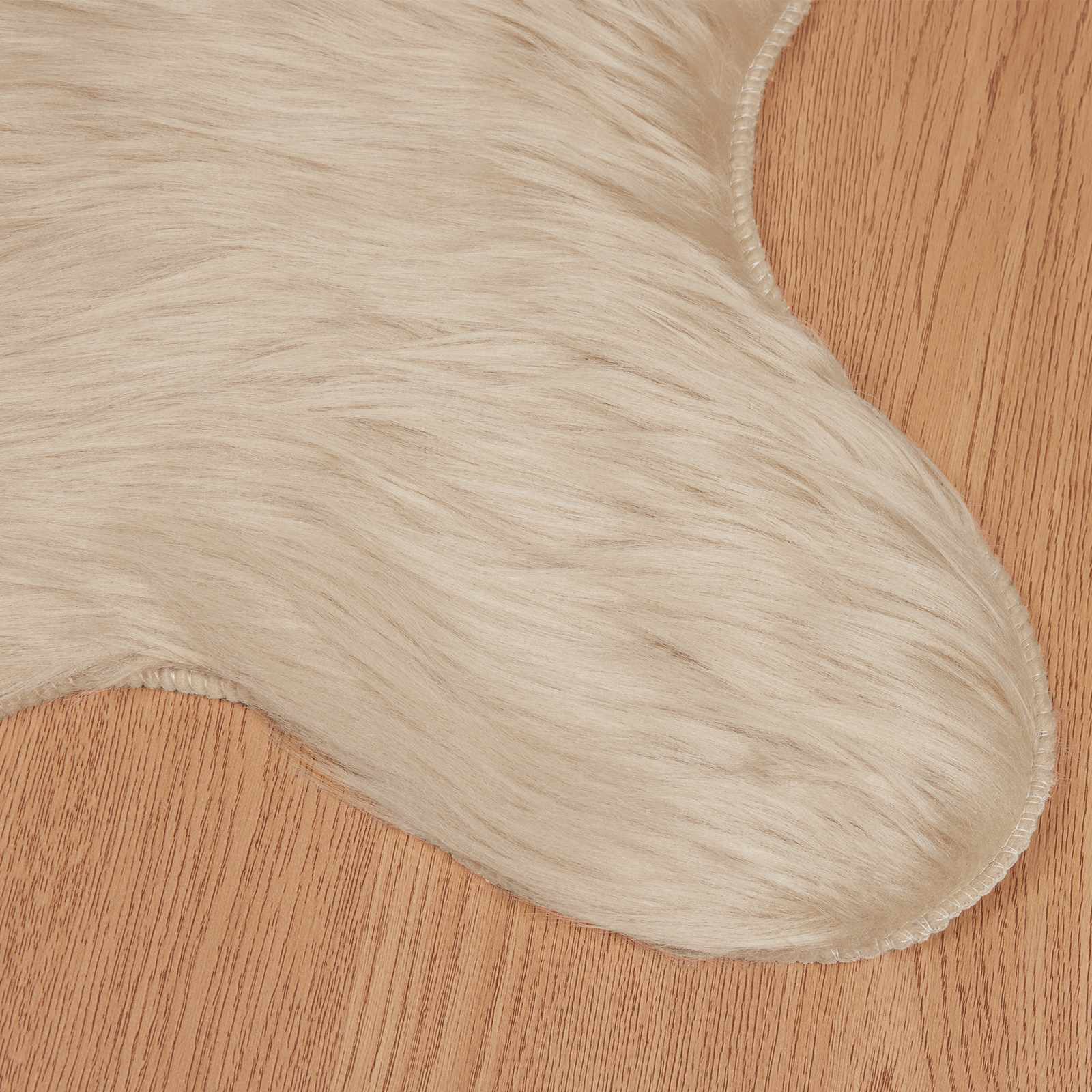 Tapijt van imitatie TAFALLA Beige 50 x 80 cm Polyester is nu te koop bij PeponiXL, paradijselijk wonen!