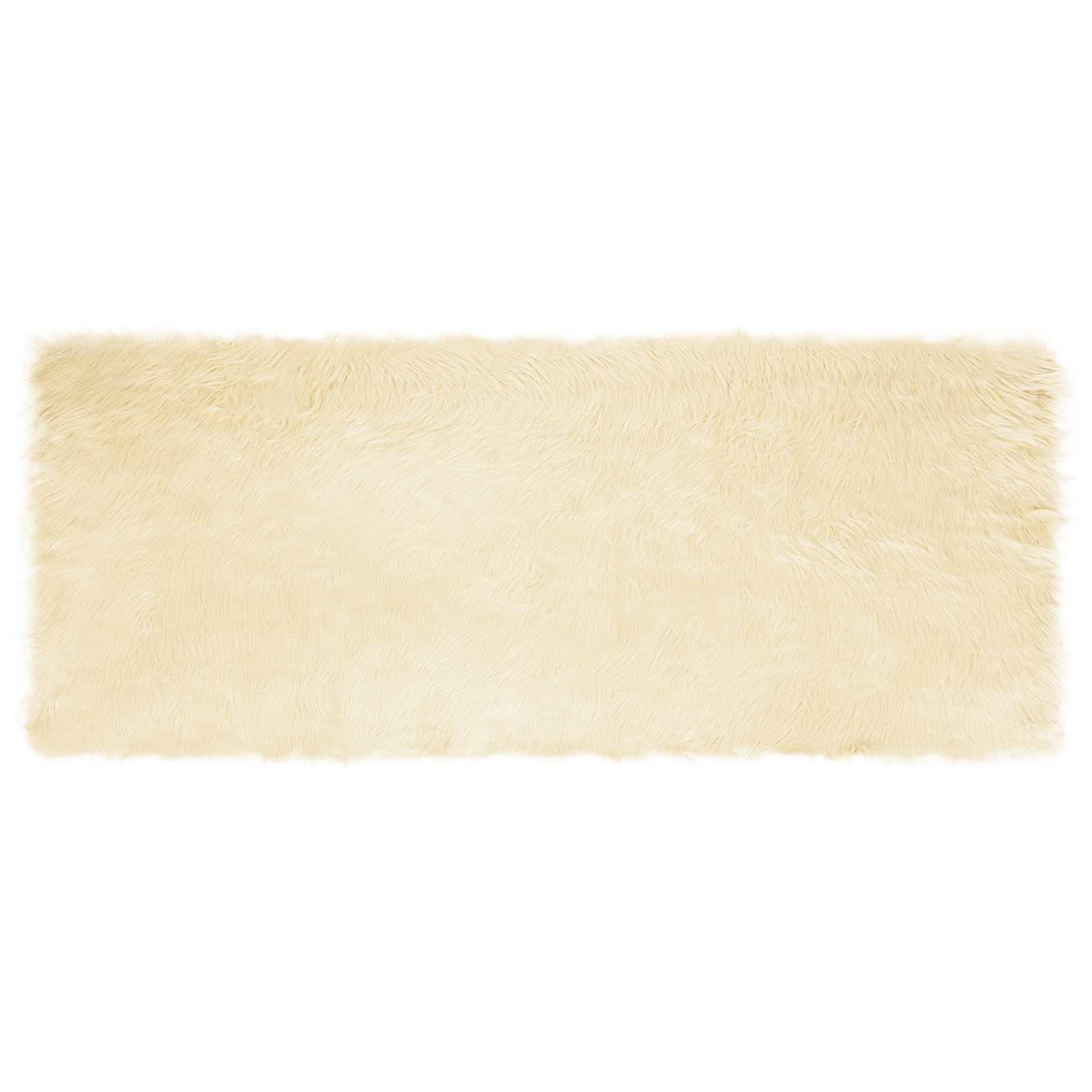 Tapijt van imitatie TAFALLA Crèmekleurig 80 x 200 cm Polyester is nu te koop bij PeponiXL, paradijselijk wonen!