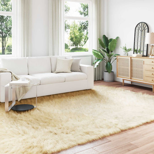 Tapijt van imitatie TAFALLA Crèmekleurig 200 x 280 cm Polyester is nu te koop bij PeponiXL, paradijselijk wonen!