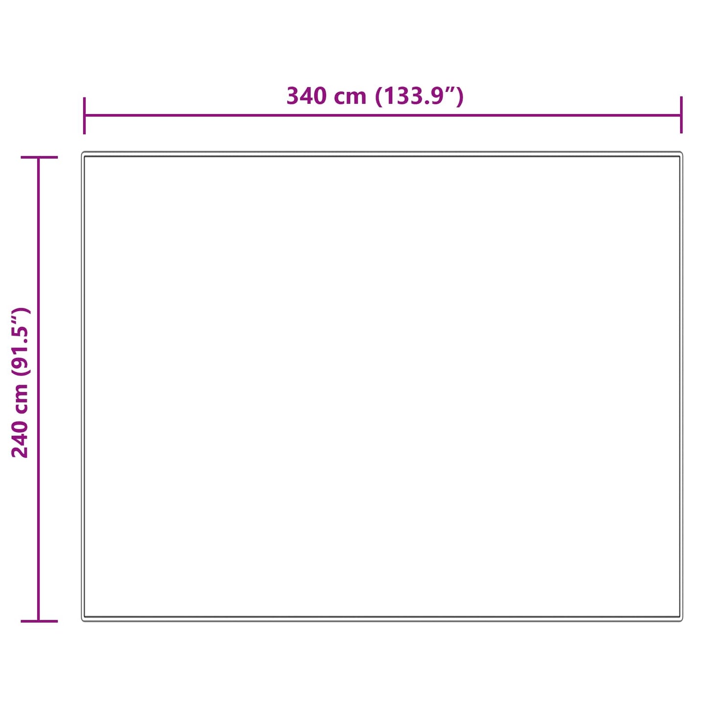 Tapijt van imitatie TAFALLA Crèmekleurig 240 x 340 cm Polyester is nu te koop bij PeponiXL, paradijselijk wonen!