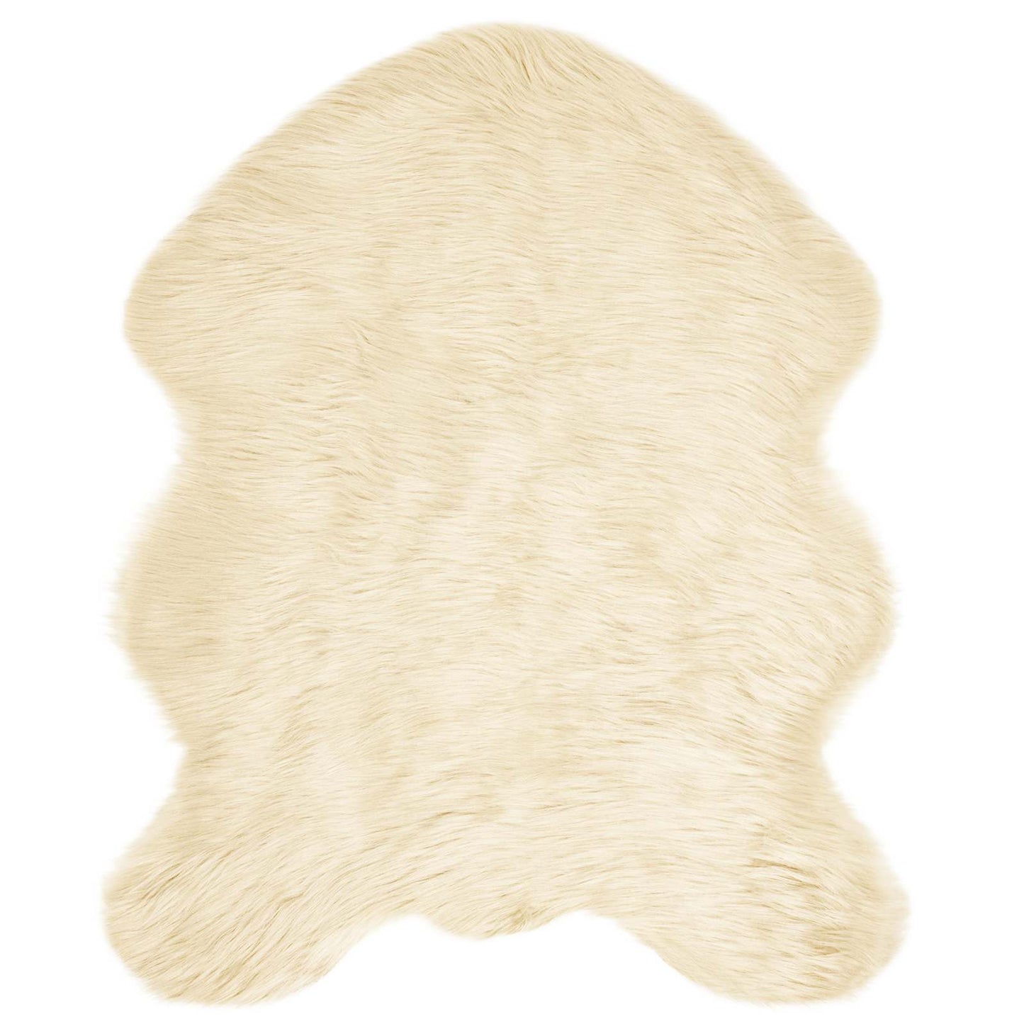 Nep Schapenvacht Tapijt Tafalla Crème 50 x 80 cm Polyester is nu te koop bij PeponiXL, paradijselijk wonen!