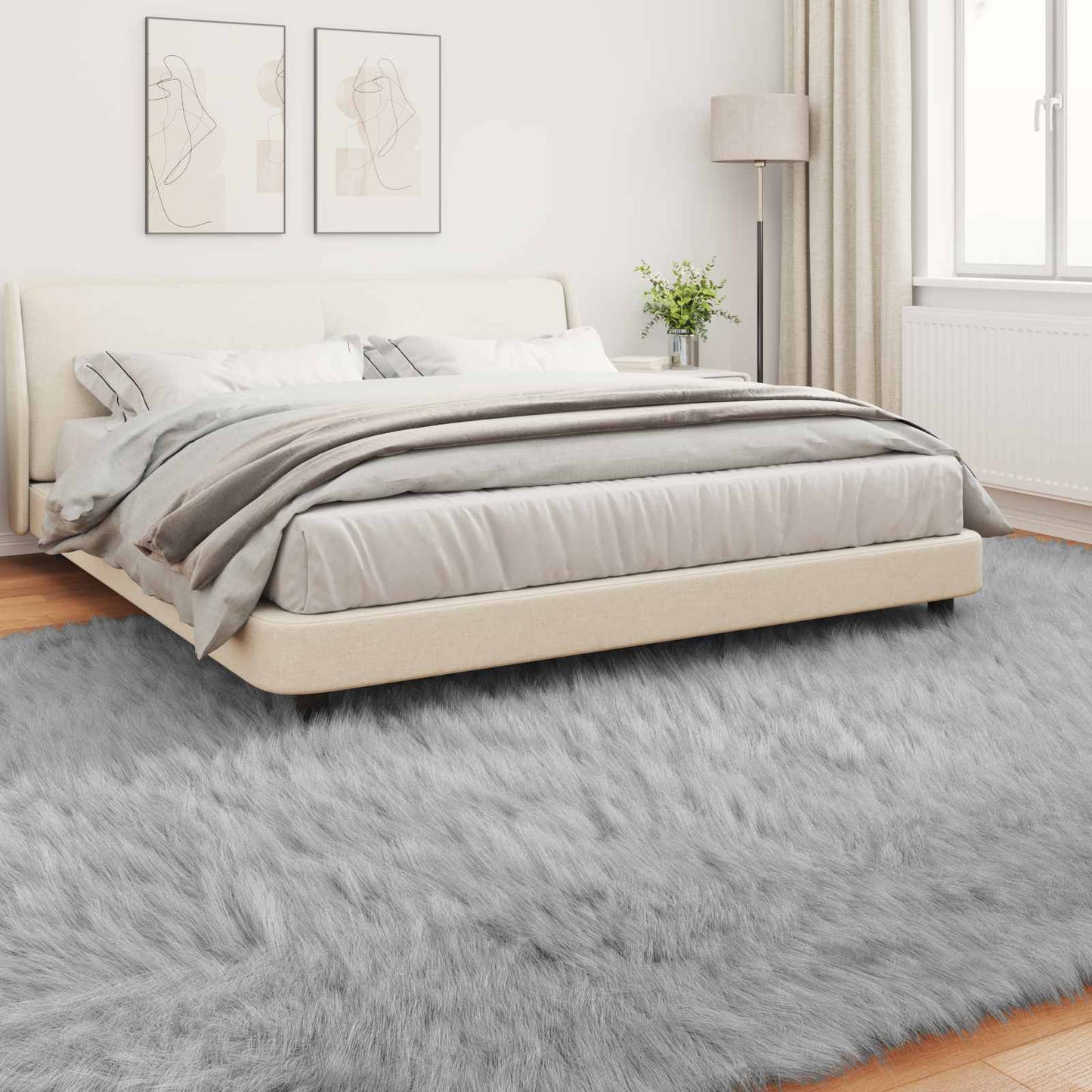 Tapijt van imitatie TAFALLA Grijs 240 x 340 cm Polyester is nu te koop bij PeponiXL, paradijselijk wonen!