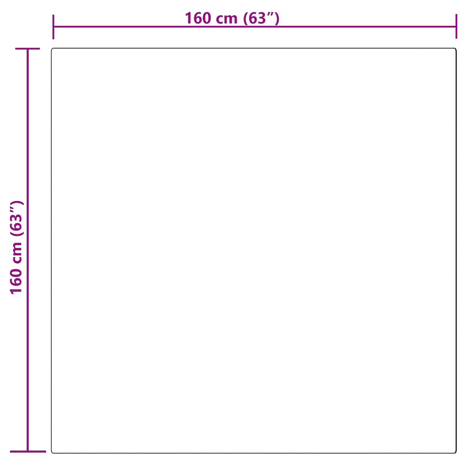 Tapijt van imitatie TAFALLA Grijs 160 x 160 cm Polyester is nu te koop bij PeponiXL, paradijselijk wonen!