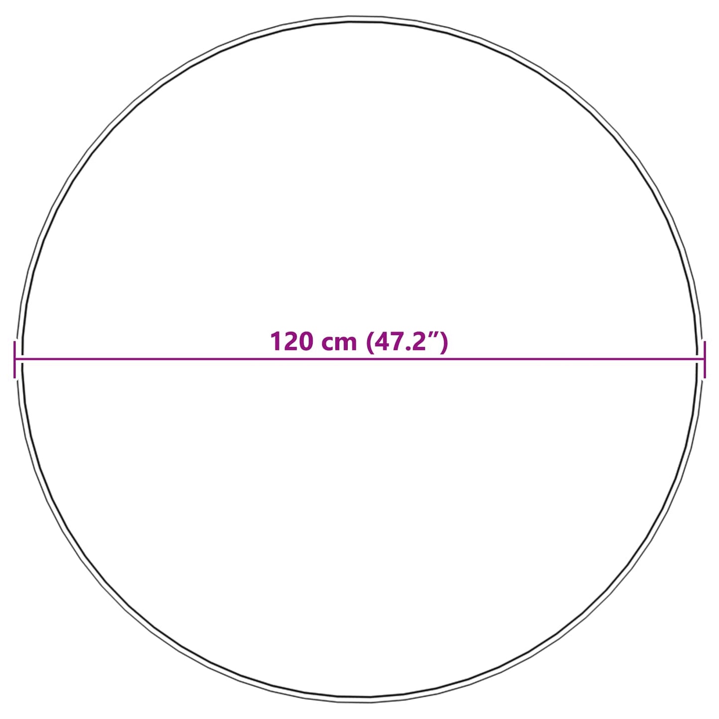 Nep Schapenvacht Tapijt Tafalla Roze Ø 120 cm Polyester is nu te koop bij PeponiXL, paradijselijk wonen!